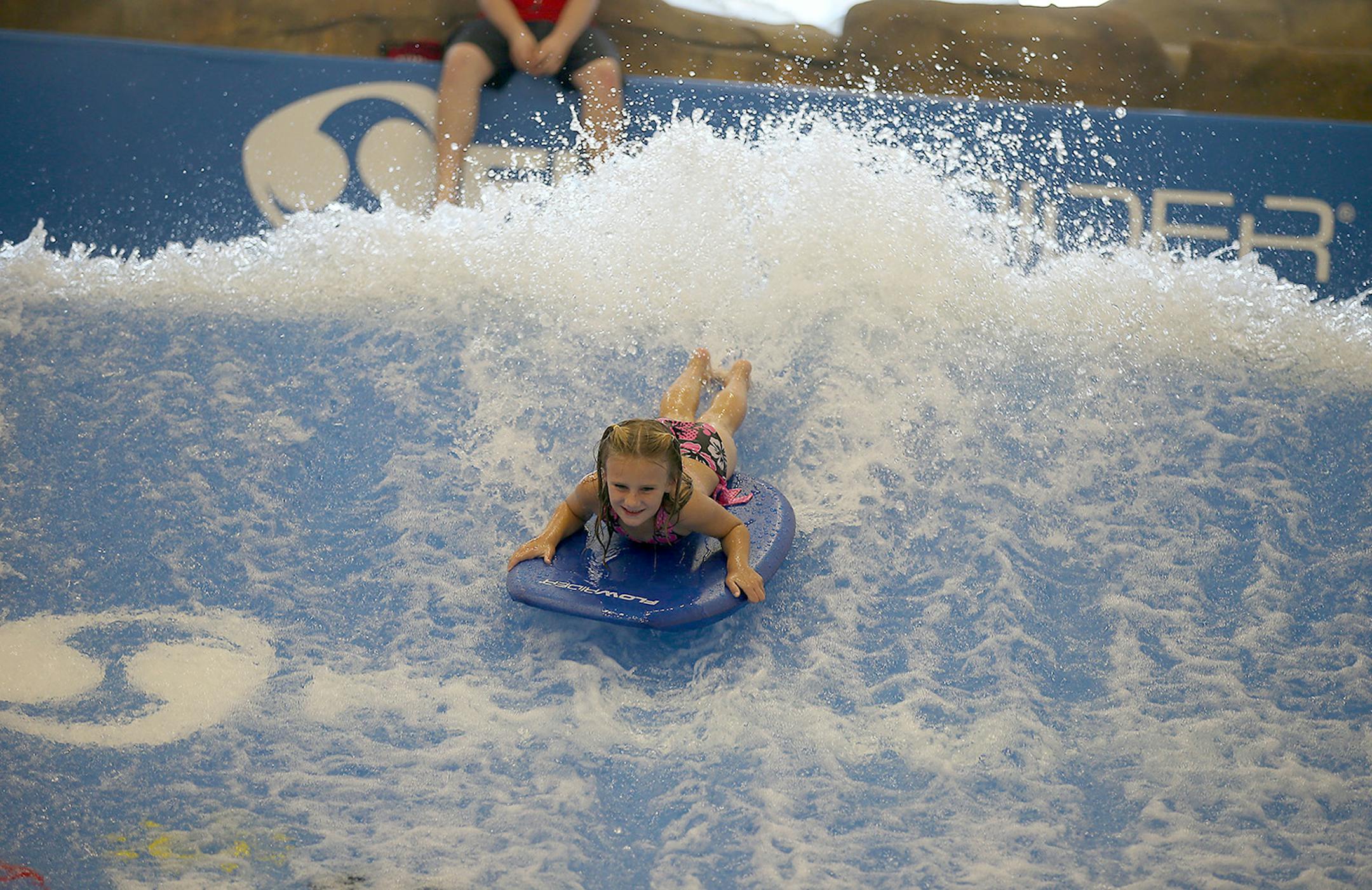The Williston Area Recreation Center was recently built in Williston, ND. The center includes four indoor tennis courts, indoor turf, olympic size swimming pool, water park, a walking track, a workout facility, four basketball courts and much more. ] (ELIZABETH FLORES/STAR TRIBUNE) ELIZABETH FLORES ‚Ä¢ eflores@startribune.com