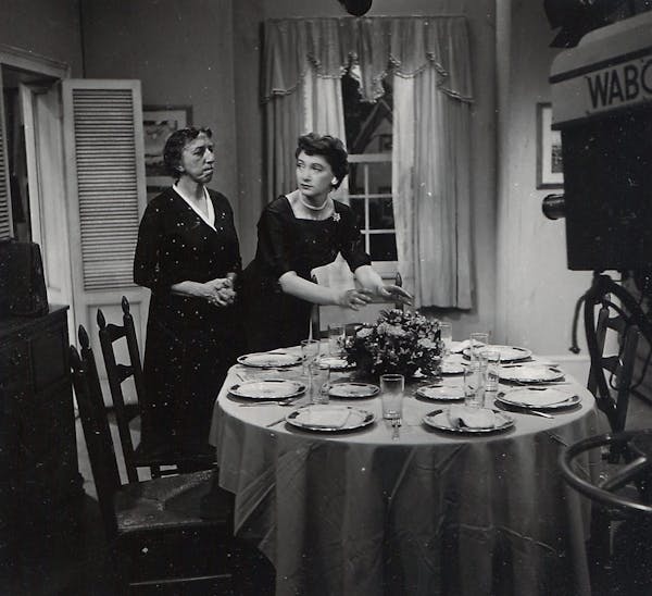 Margaret Hamilton and Peg Lynch, from the “Ethel and Albert” TV show.