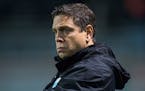 Minnesota United coach Manny Lagos looked on during the second half Saturday. ] (AARON LAVINSKY/STAR TRIBUNE) aaron.lavinsky@startribune.com Minnesota