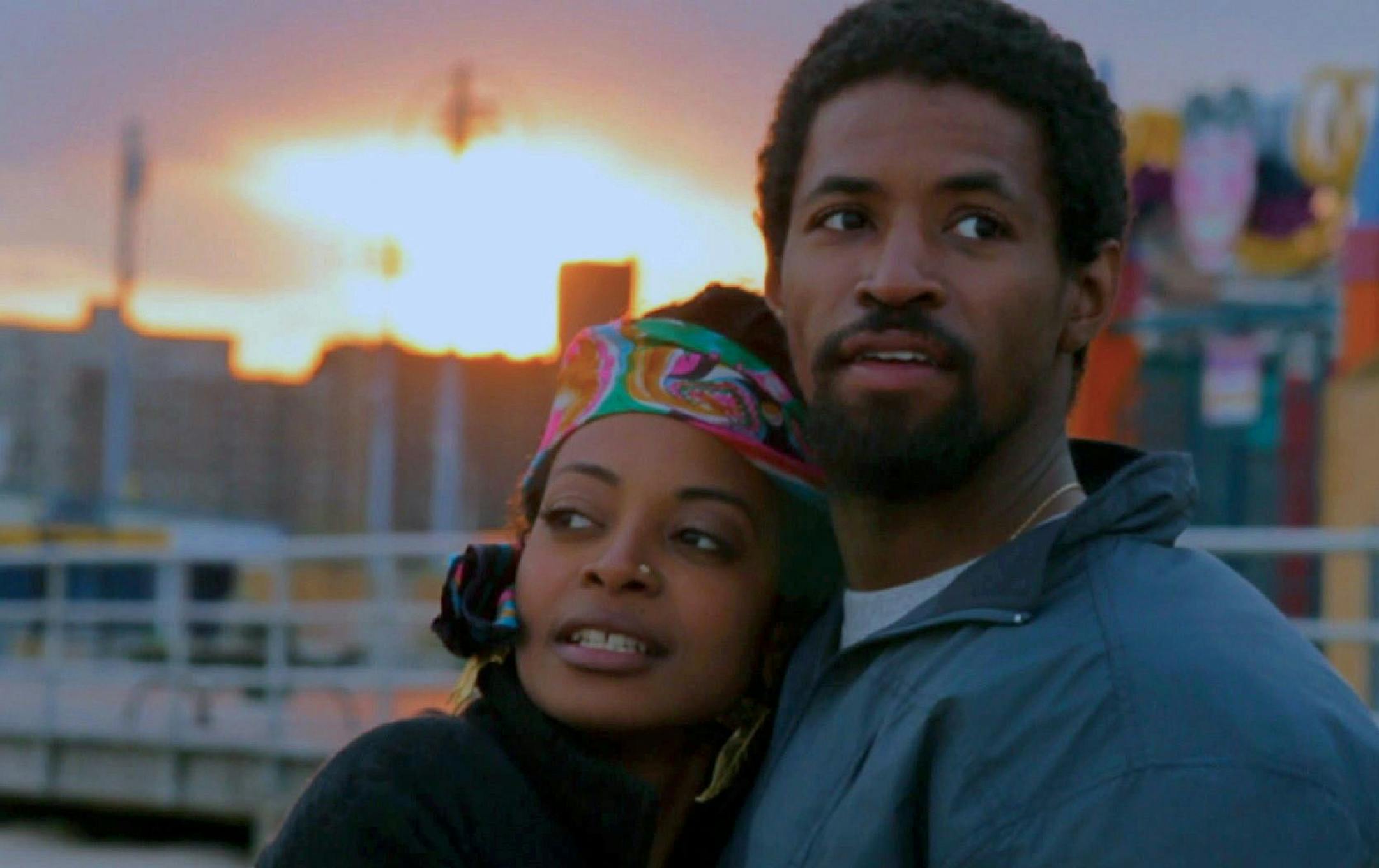 Trae Harris and Amari Cheatom in "Newlyweeds" (credit to Phase 4 Films).