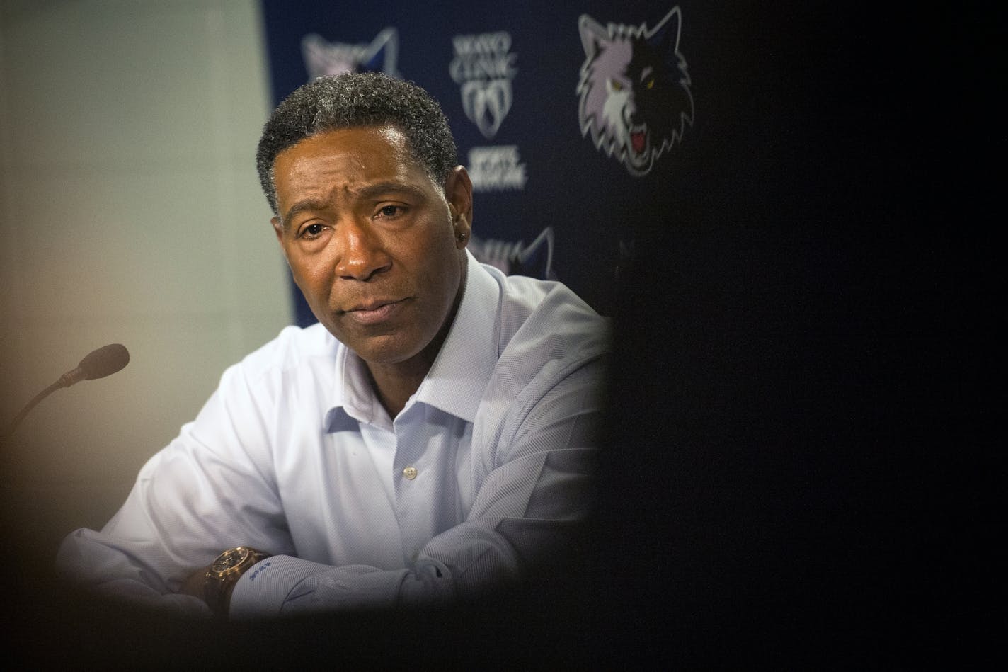 Timberwolves interim head coach Sam Mitchell spoke to reporters Wednesday night following his team's 144-109 victory over the New Orleans Pelicans. Mitchell was relieved of his duties after the game.