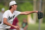 Mounds View pitcher Tyler Guerin helped his team win the first two rounds at state. The final is scheduled for Friday.