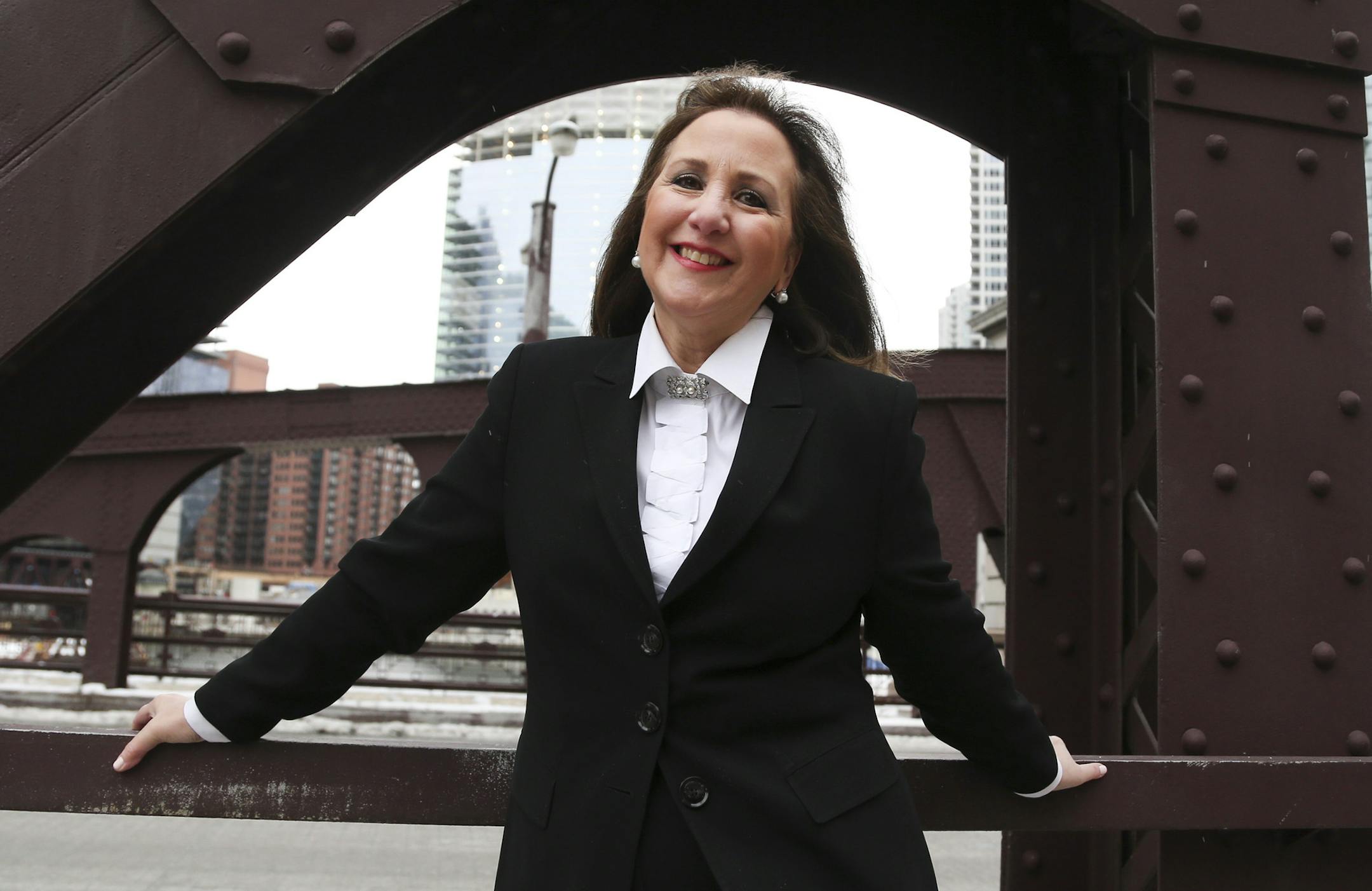 Event planner Reva Nathan, of Reva Nathan & Associates, poses for a portrait on Jan. 4, 2016 in downtown Chicago. (Nuccio DiNuzzo/Chicago Tribune/TNS) ORG XMIT: 1179294