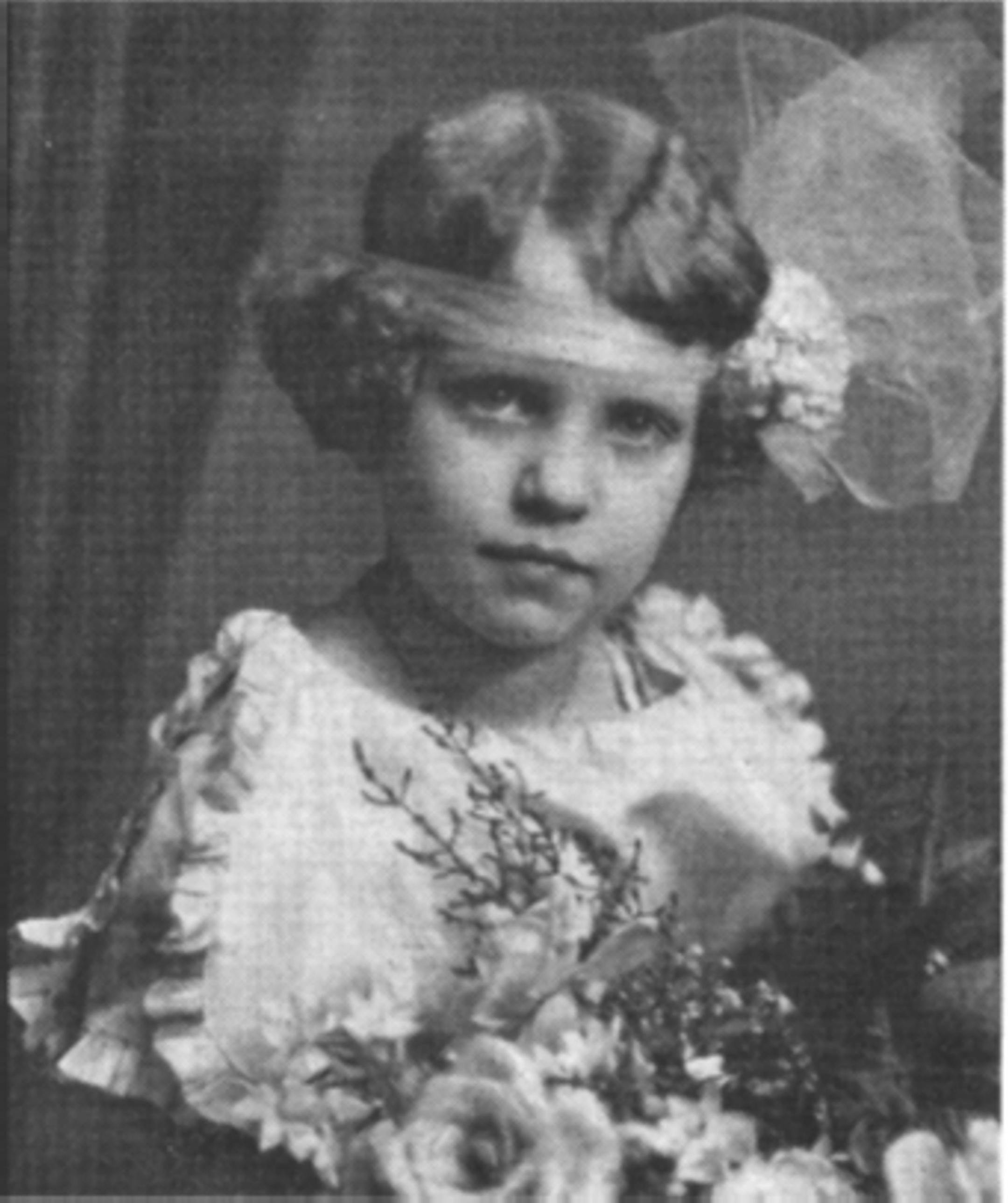 Margaret Winifred Miner Rohland aka "Babe" as child Babe Miner.