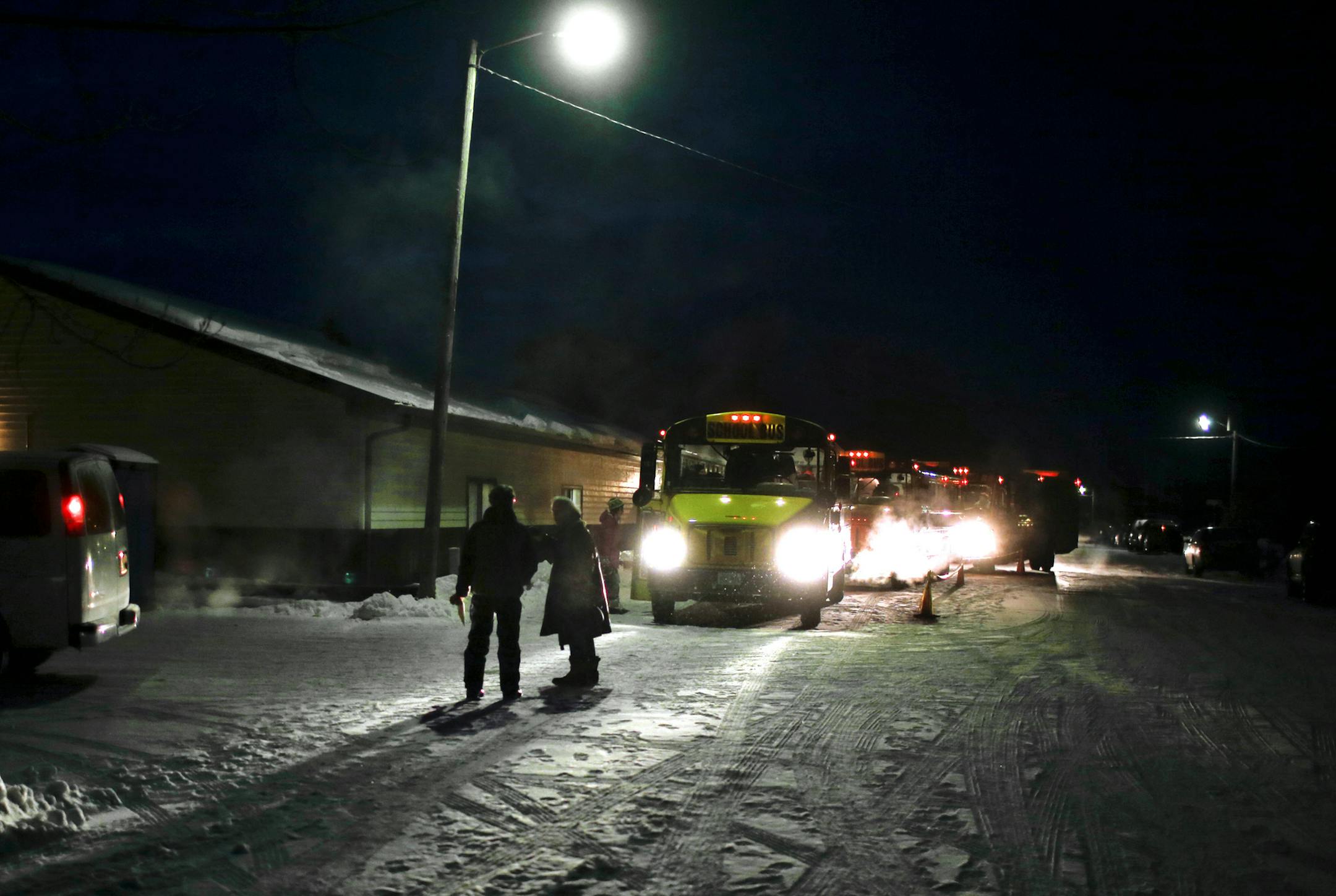 Birders from the Midwest and across the U.S. gathered in the wee hours of the morning at the Meadowlands Community Center to board buses and go out into the Sax-Zim Bog to search for rare bird species during the Sax-Zim Winter Birding Festival Saturday, Feb. 16, 2013, in Meadowlands, MN.] (DAVID JOLES/STARTRIBUNE) djoles@startribune.com Every mid-February, bird watchers from around the country -- and even a few from overseas -- gather before dawn in a frozen bog in northern Minnesota for the Sax