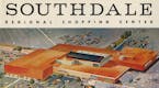 Southdale shopping center brochure from "Suburbia" exhibit at Minnesota History Center.