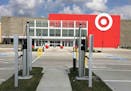 Target is placing more electric vehicle charging posts in front of its stores.