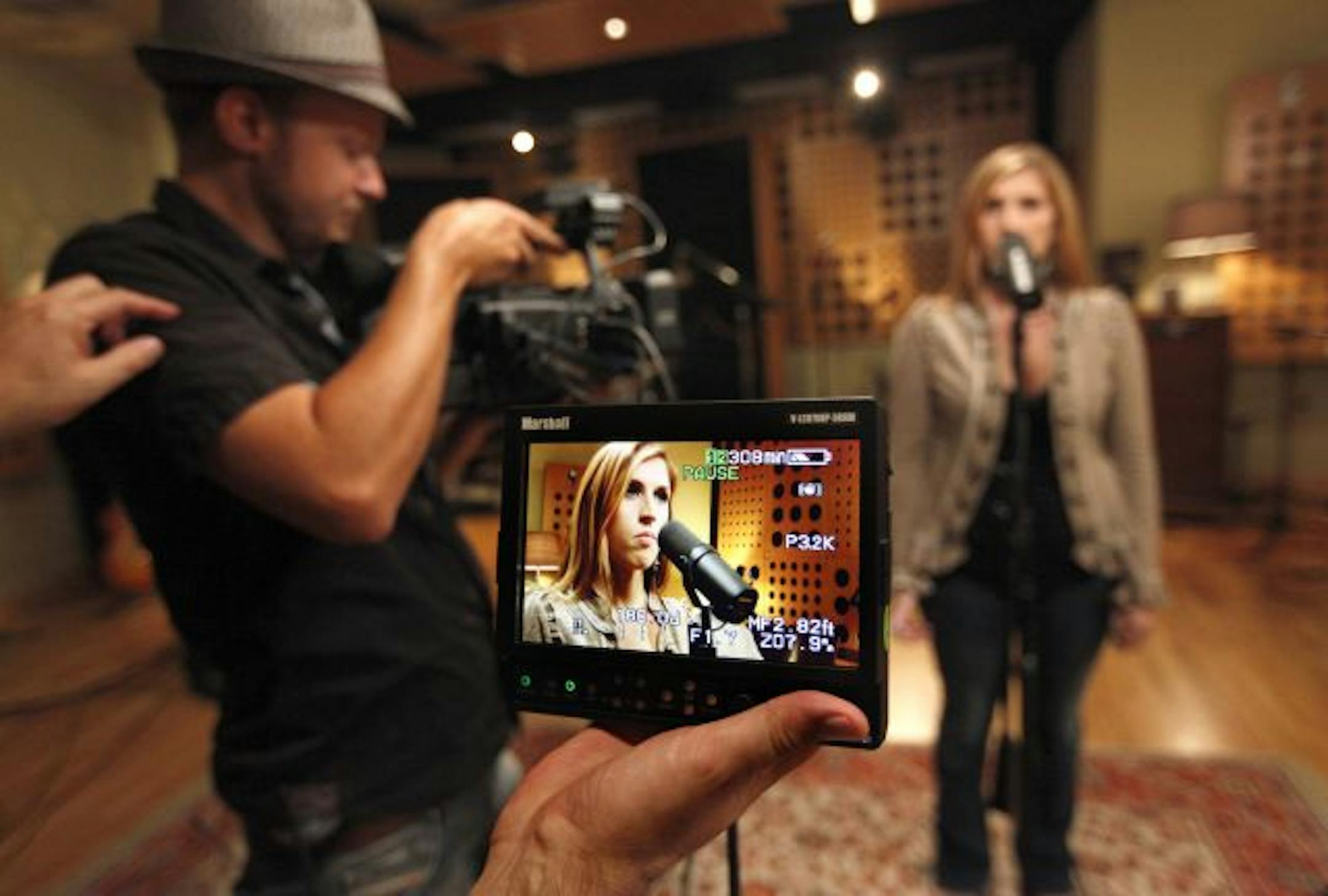 Alison Scott shot a video for her new album last weekend at the Terrarium Studio in Minneapolis.