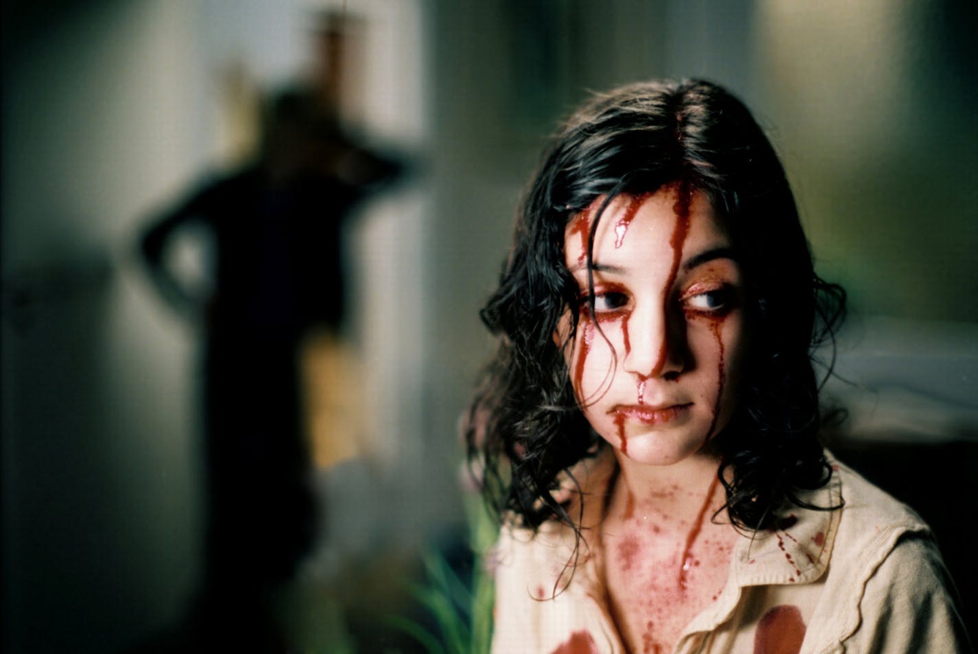 Lina Leandersson in LET THE RIGHT ONE IN, a Magnet Release. Photo courtesy of Magnet Releasing.