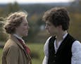 This image released by Sony Pictures shows, Saoirse Ronan and Timoth&#xe9;e Chalamet in a scene from "Little Women." On Monday, Dec. 9, 2019, Ronan wa