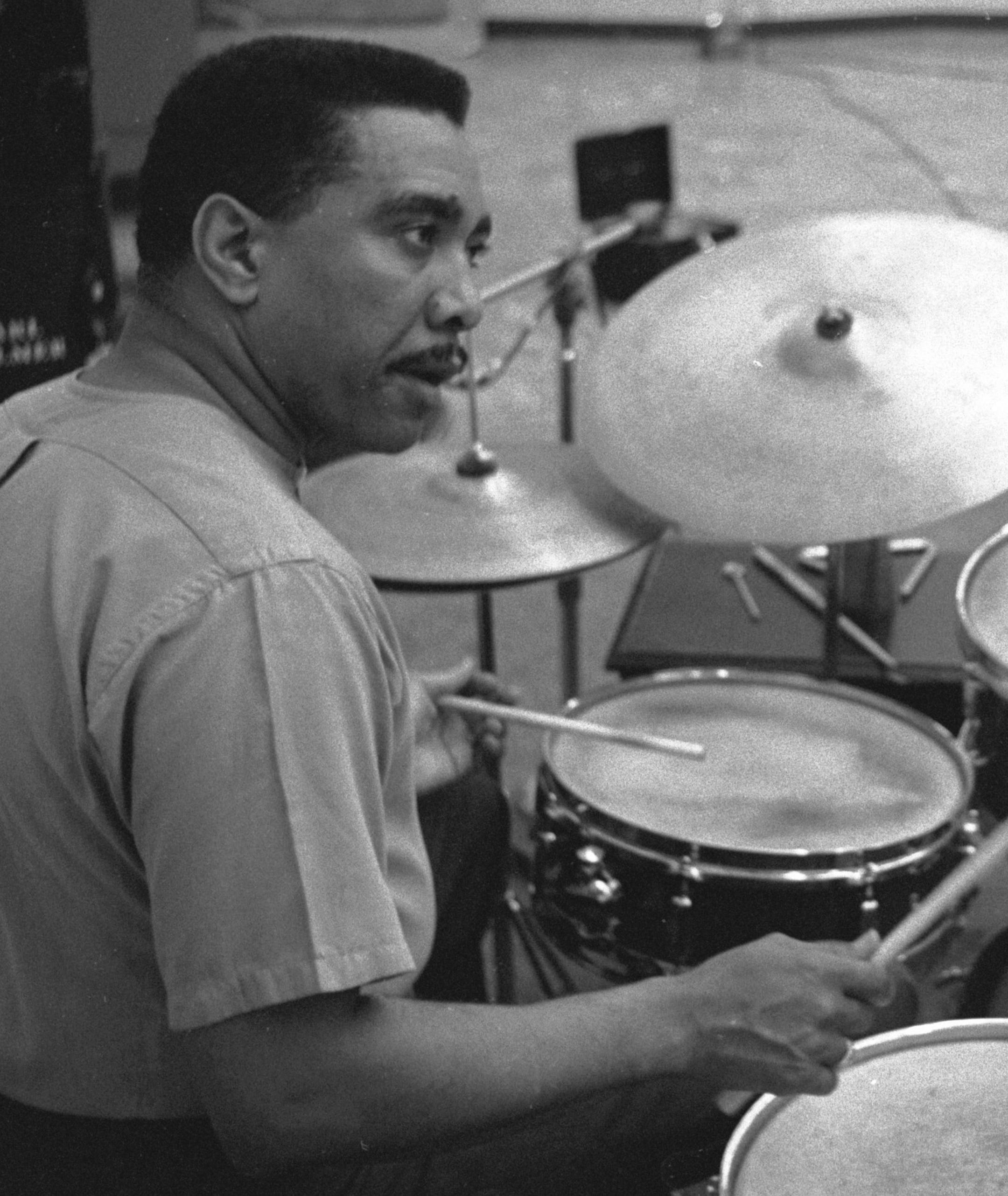 Earl Palmer in THE WRECKING CREW, a Magnolia Pictures release. Photo courtesy of Magnolia Pictures.