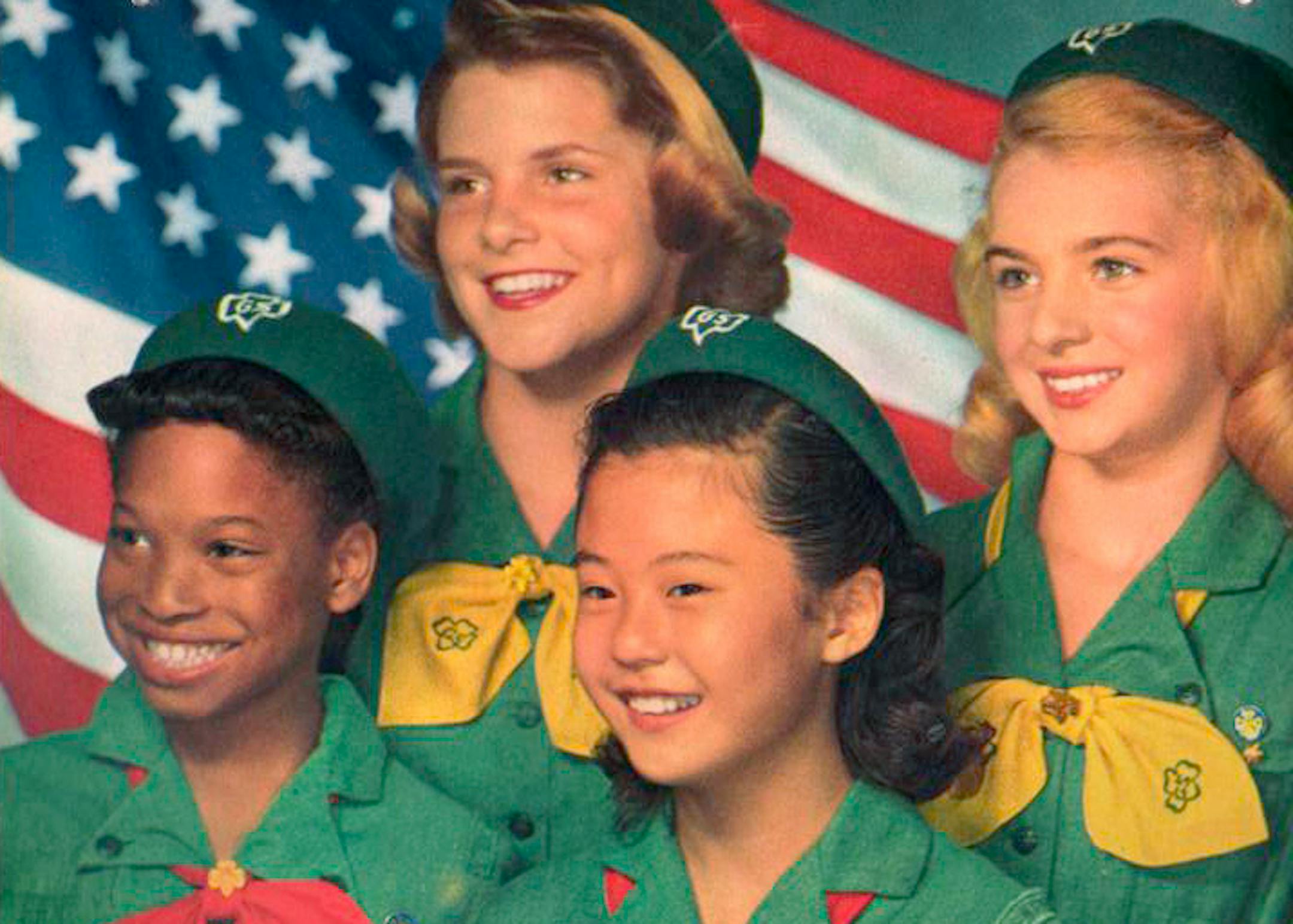 1958 Girl Scout photo