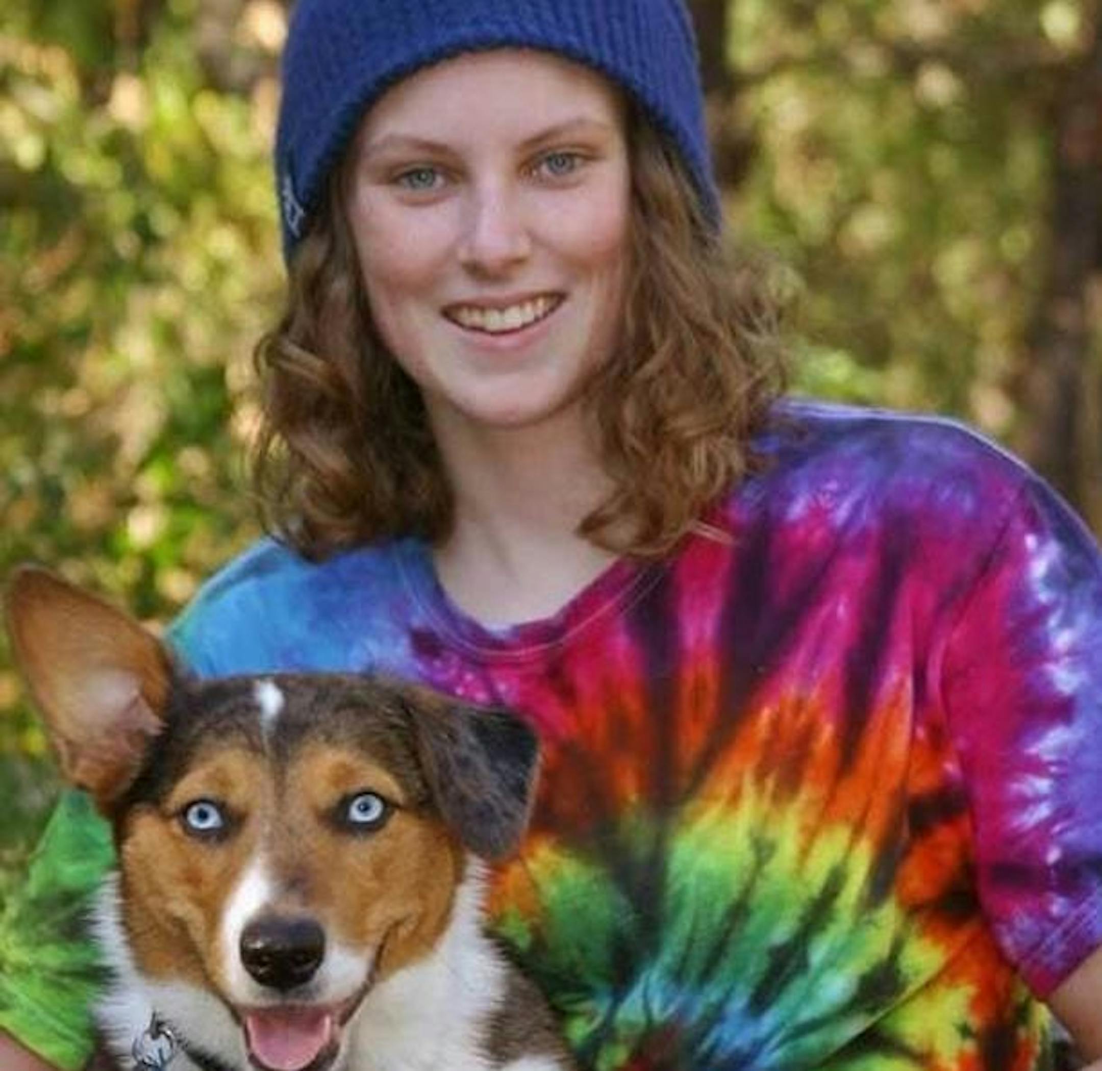 Meghan Graham and her dog, Summit.