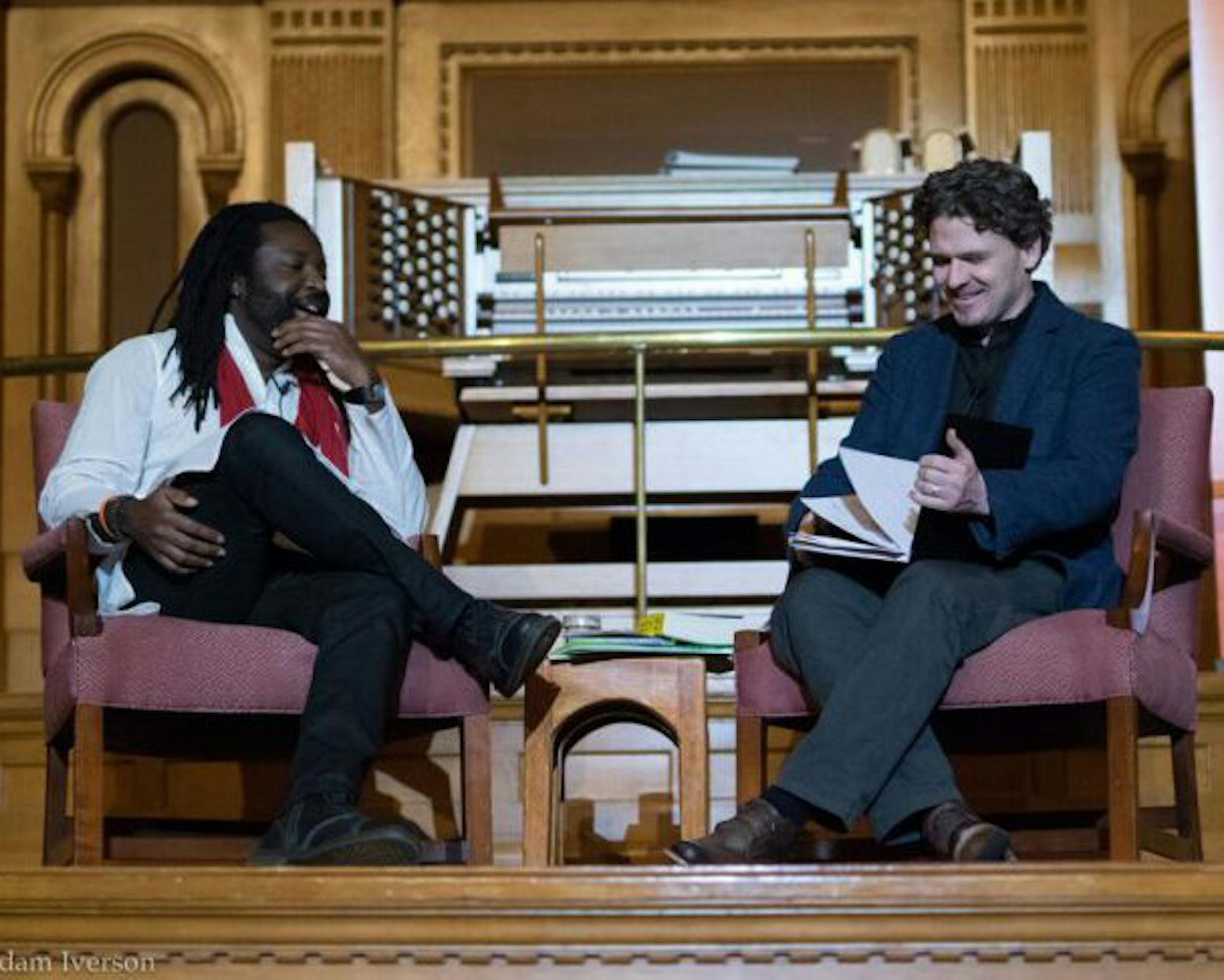 Marlon James and Dave Eggers
