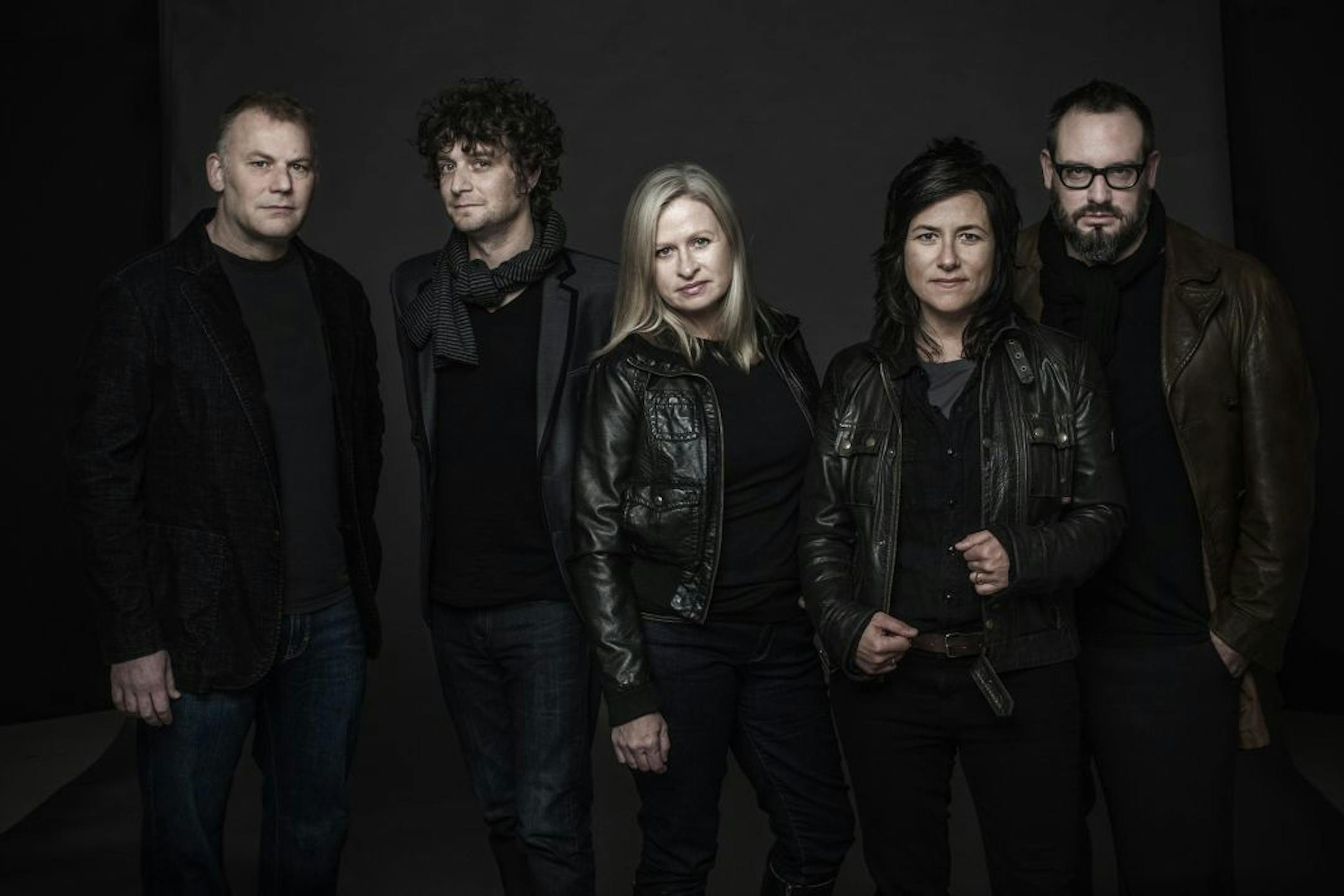 Tina and the B-Sides (from left, Jeremy Plumb, Ron Caron, Laura Schlieske, Tina Schlieske and Troy Norton) have delivered “Barricade.”