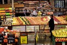 Workers looked over the new Oakdale Cub Foods minutes before opening for a VIP open house. ] GLEN STUBBE * gstubbe@startribune.com Monday, May 9, 2016