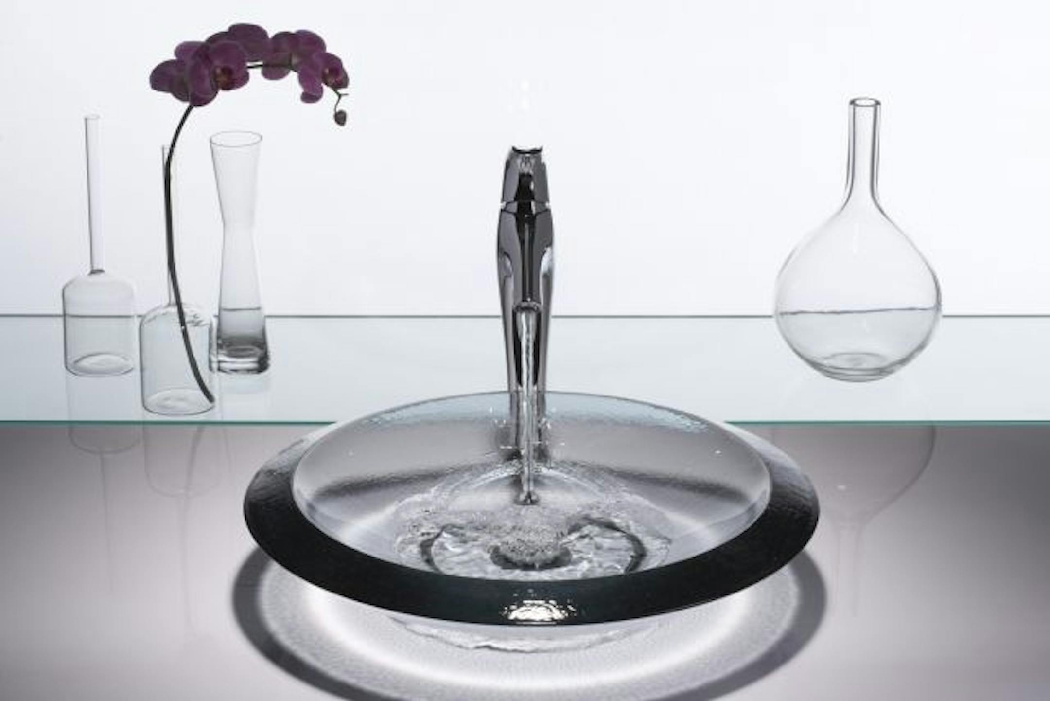 Vessel sinks are back in style, only this time not out of necessity.
