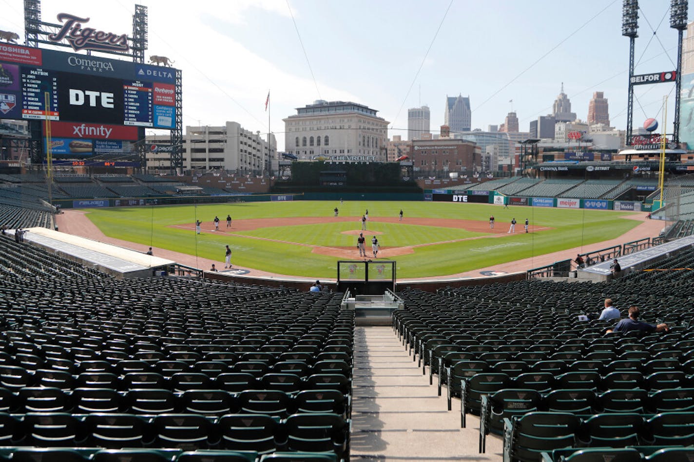 Thursday's Twins-Tigers game in Detroit has been postponed after players decided to join the sports shutdown that includes the NBA, NHL and MLS.