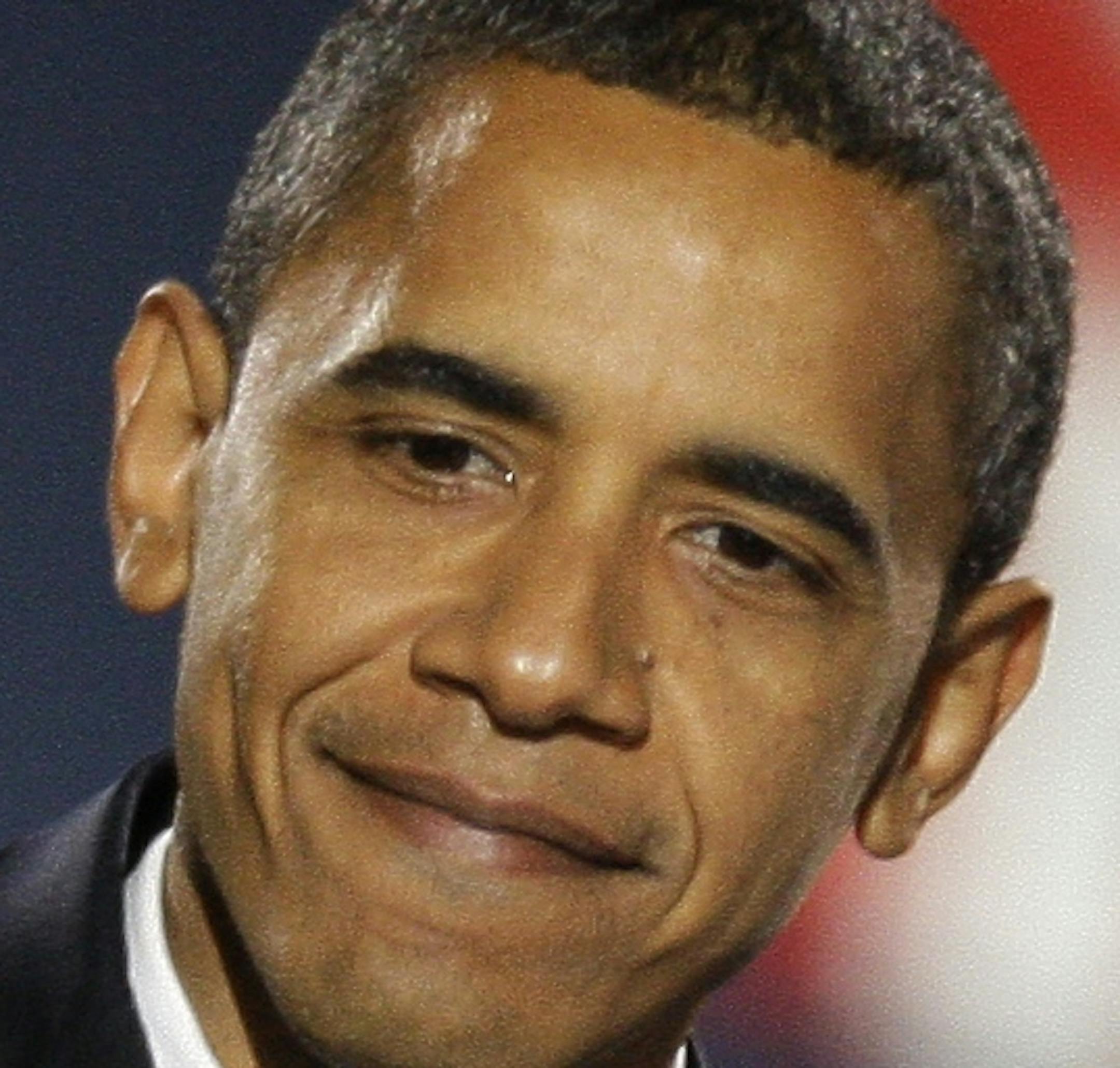 President-elect Barack Obama waves after giving his acceptance speech at Grant Park in Chicago Tuesday night, Nov. 4, 2008. (AP Photo/Morry Gash)