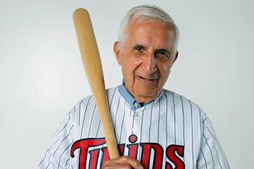 Sid Hartman, here at age 90, was a longtime backer of the Minnesota Twins.