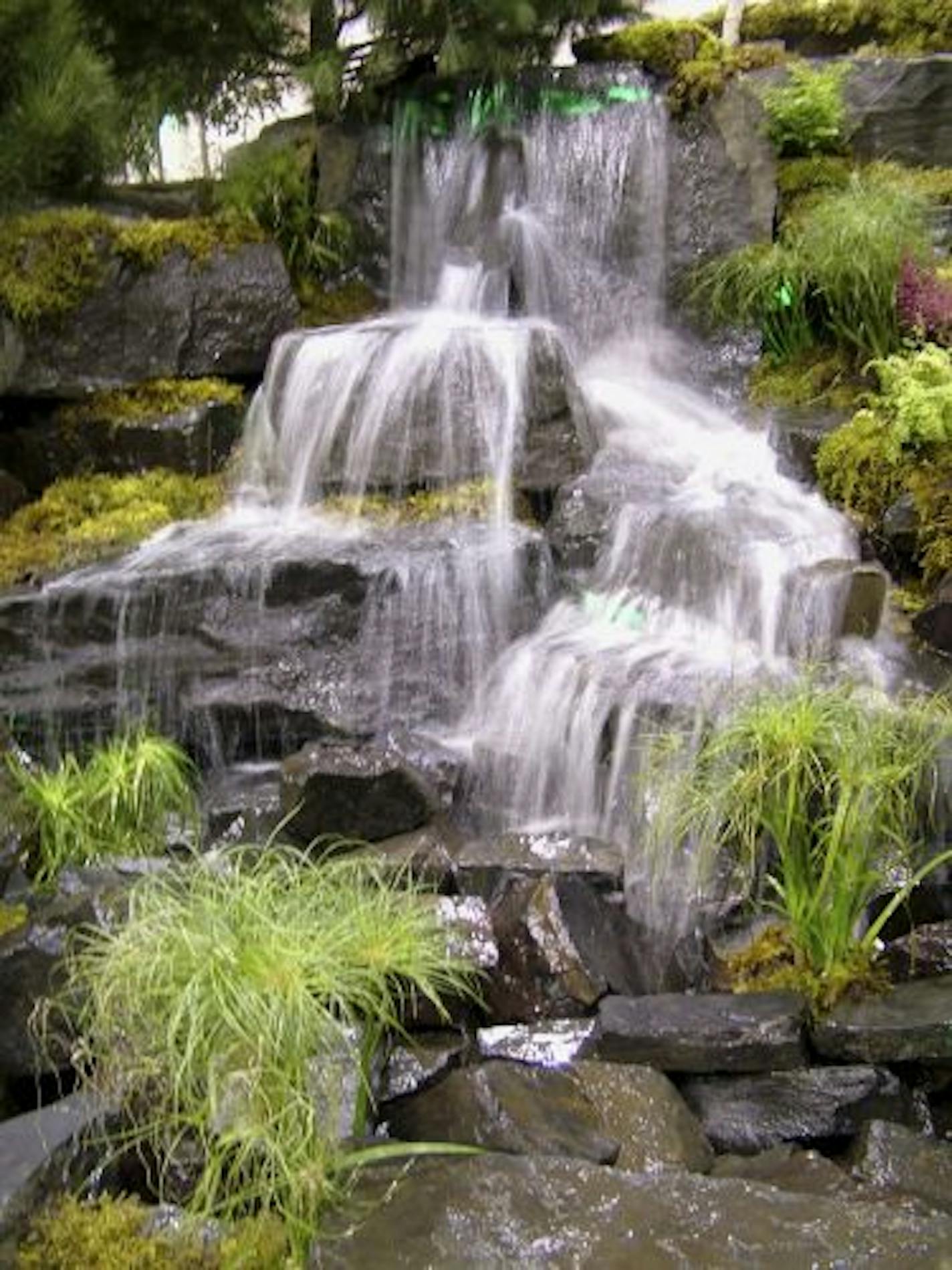 See a waterfall and bubbling brooks at the Minneapolis Home & Garden Show.