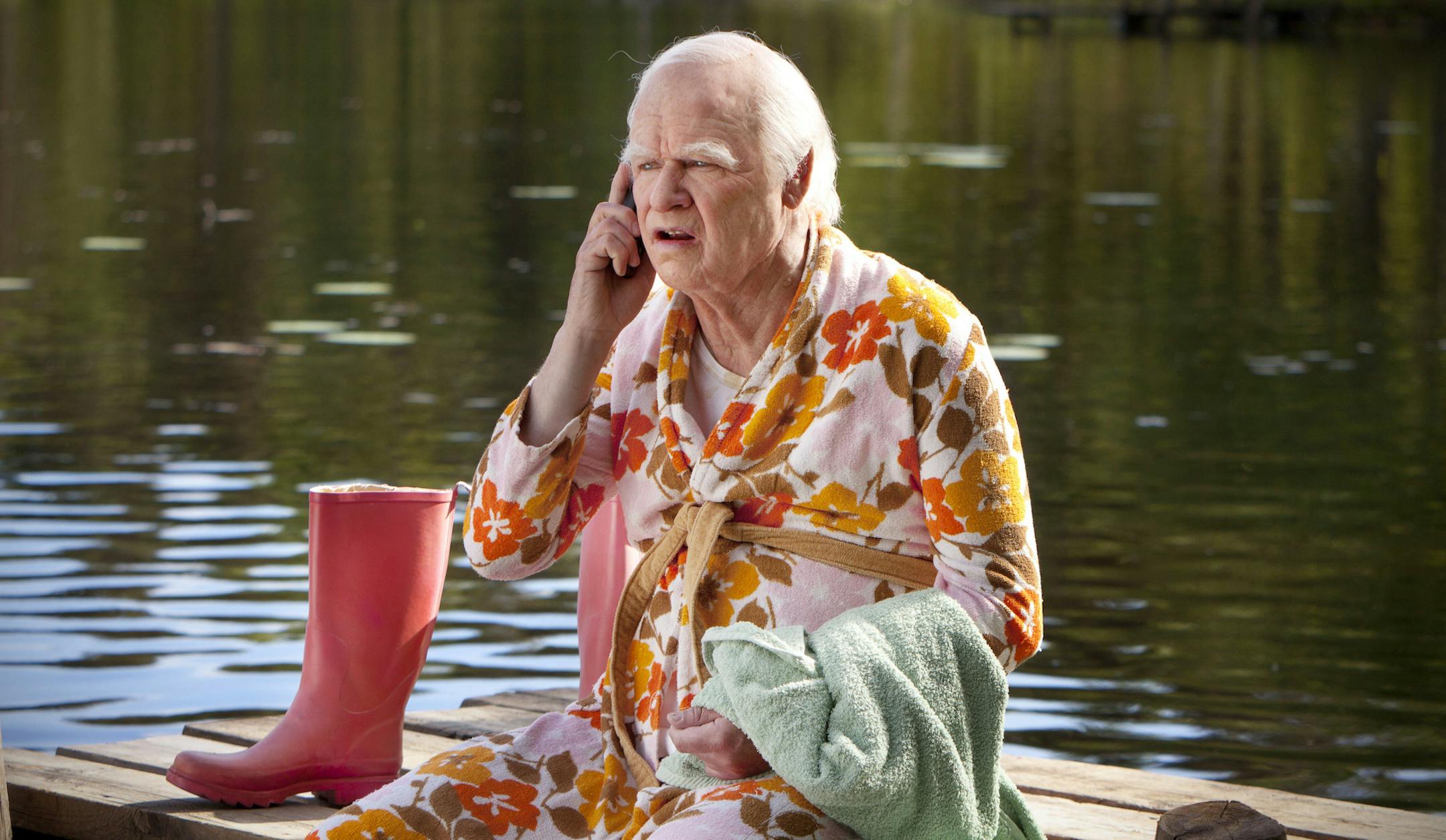 Robert Gustafsson in "The 100-Year-Old Man Who Climbed Out a Window"