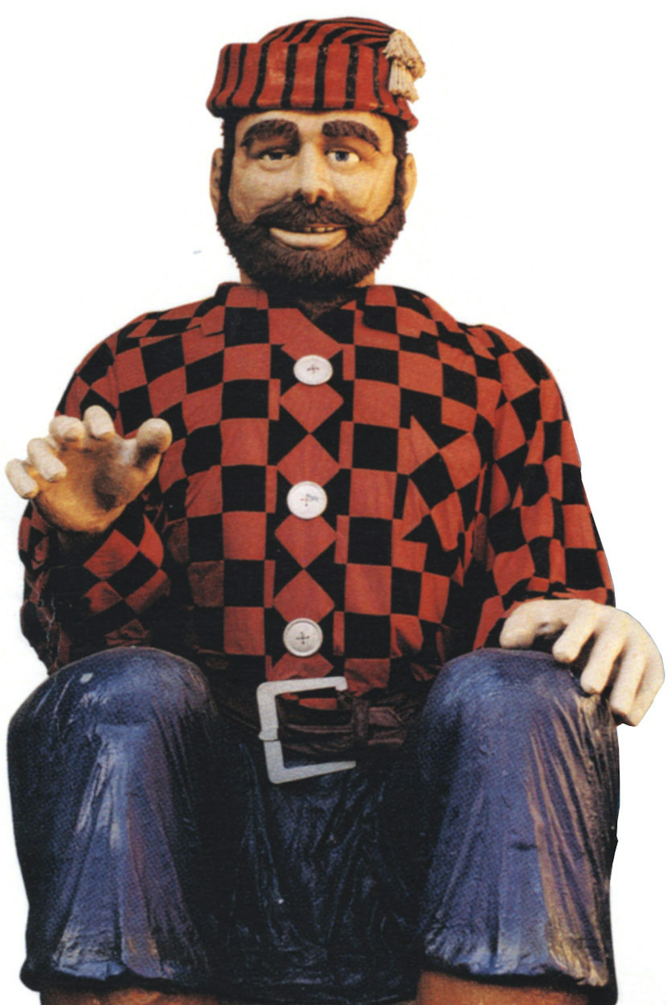 Paul Bunyan and Babe the Blue Ox -- shown here is Paul Bunyan. Handout file photo, appears to be a photo of the statue in Brainerd, Minnesota, please doublecheck. MNHIST0511icons