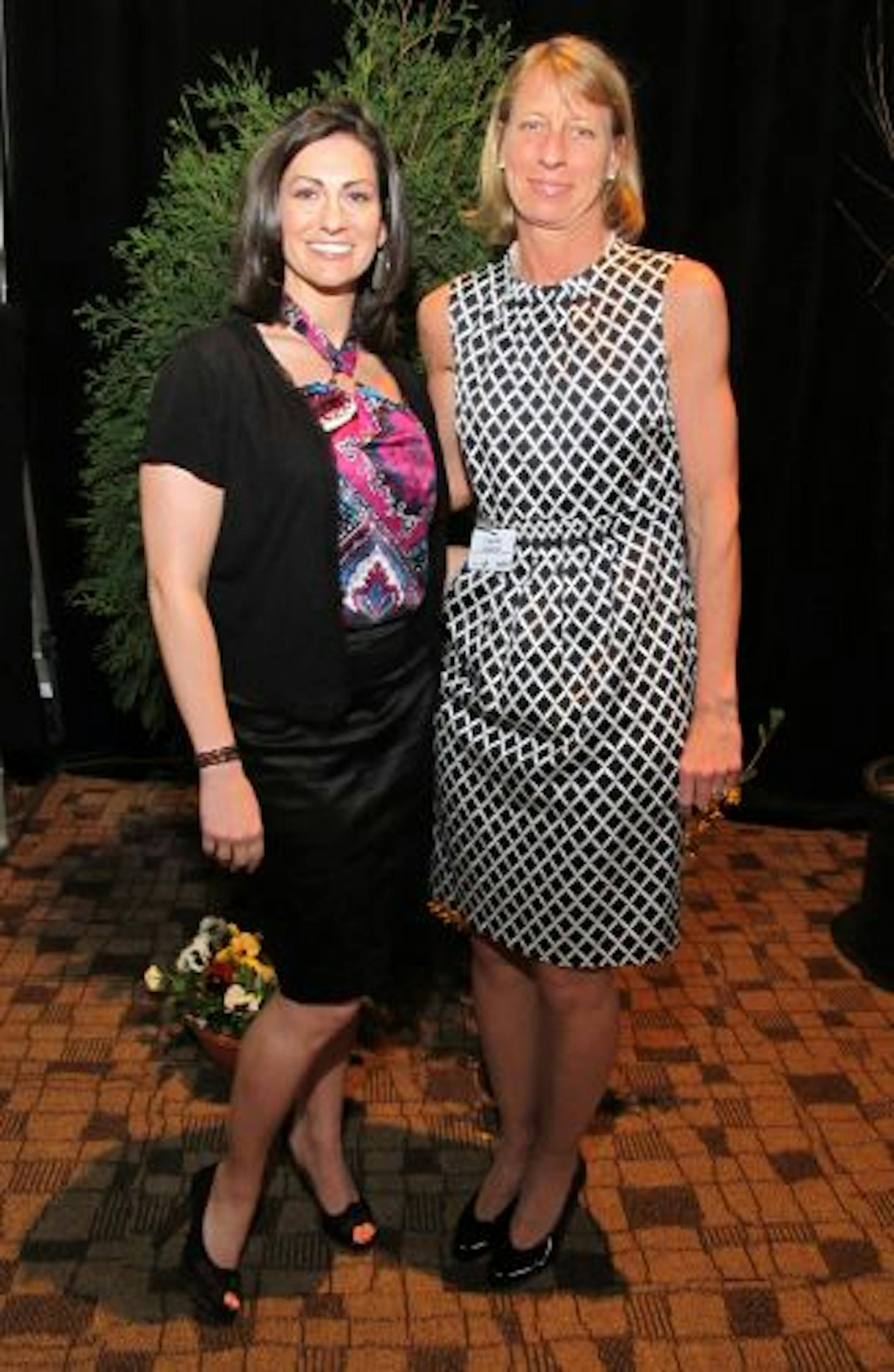 Rena Sarigianopoulos, KARE and Laurie Callahan, CommonBond Award recipient.