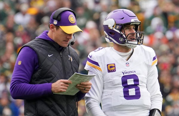 Will Vikings coach Kevin O’Connell still be talking to quarterback Kirk Cousins on the sideline next season? 