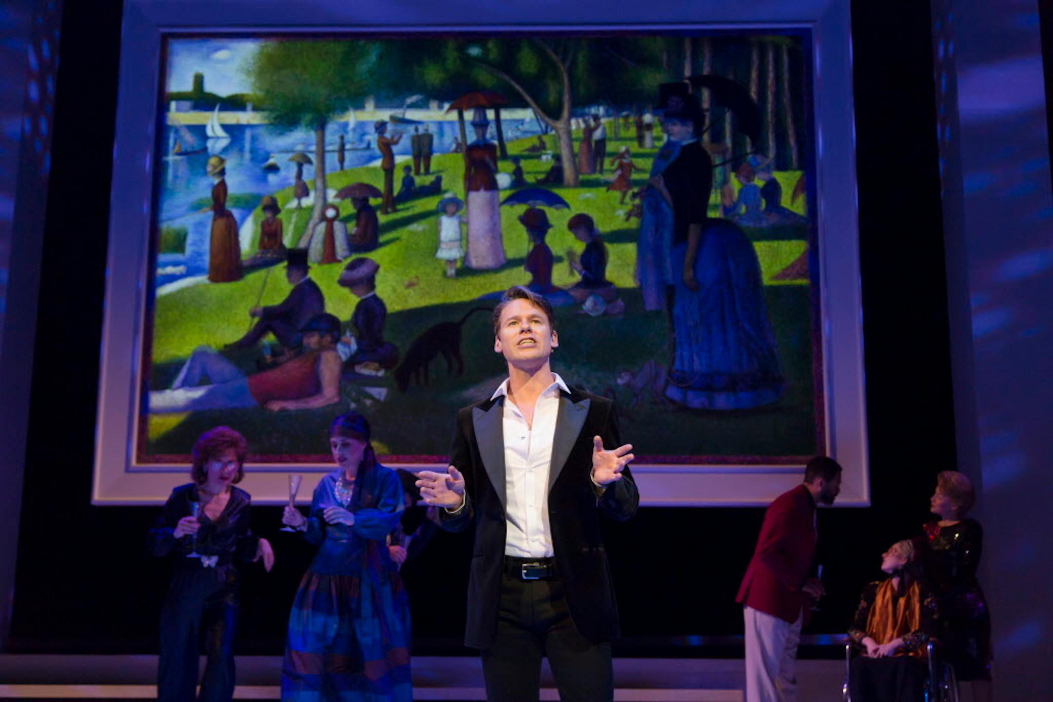 Randy Harrison as George in the Guthrie Theater's production of "Sunday in the Park with George."