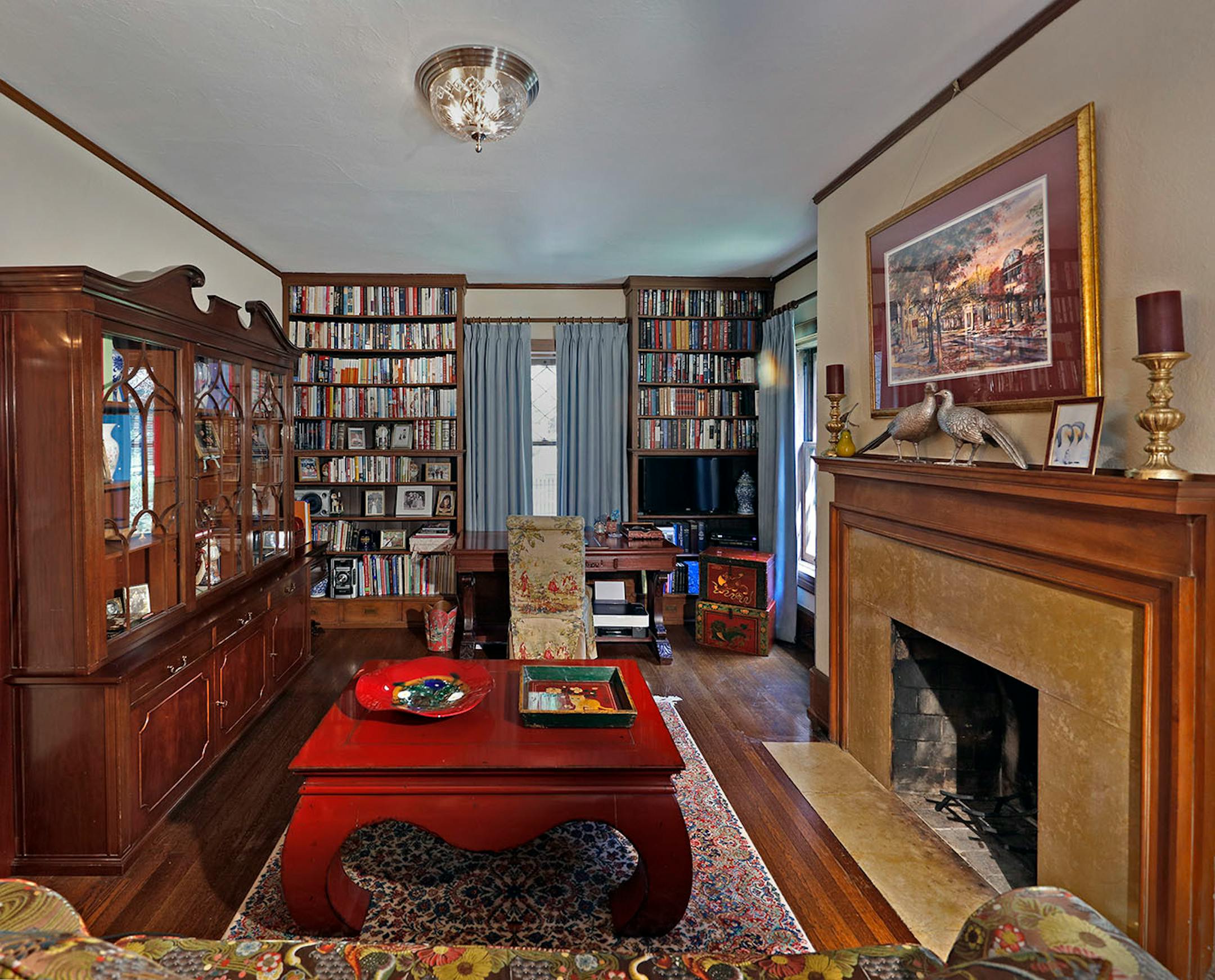 The library is now used as an office.