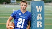 Conner Erickson was taken from the football sideline by ambulance Sept. 9.