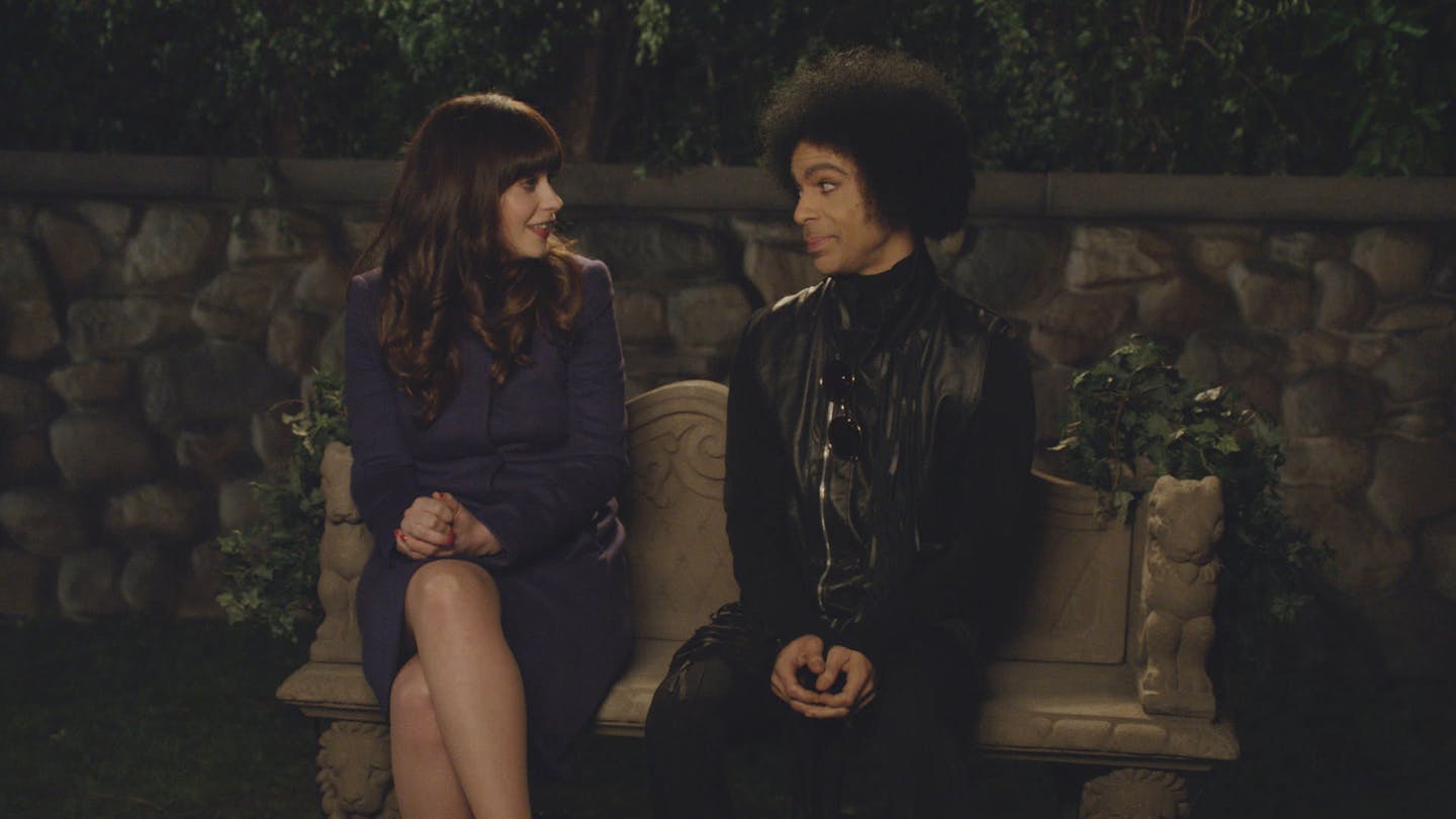 Prince wanted Zooey Deschanel to look like Stevie Nicks during his 