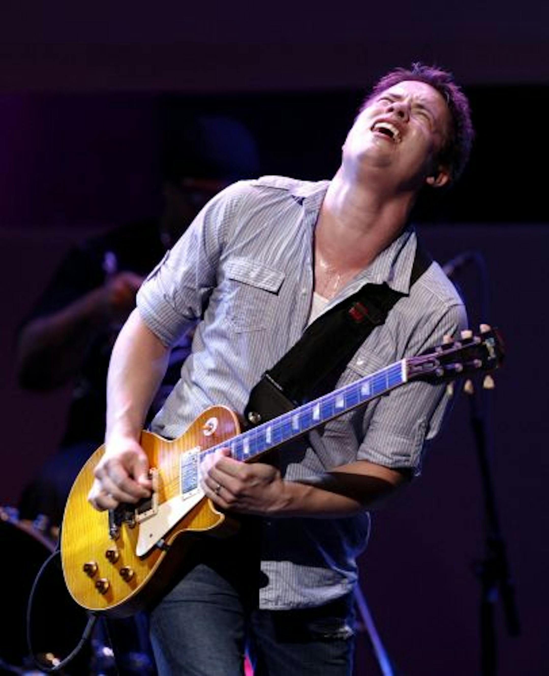 Jonny Lang performs at the "Rock a Little, Feed a Lot" concert on Tuesday, Sept. 29, 2009, in Los Angeles