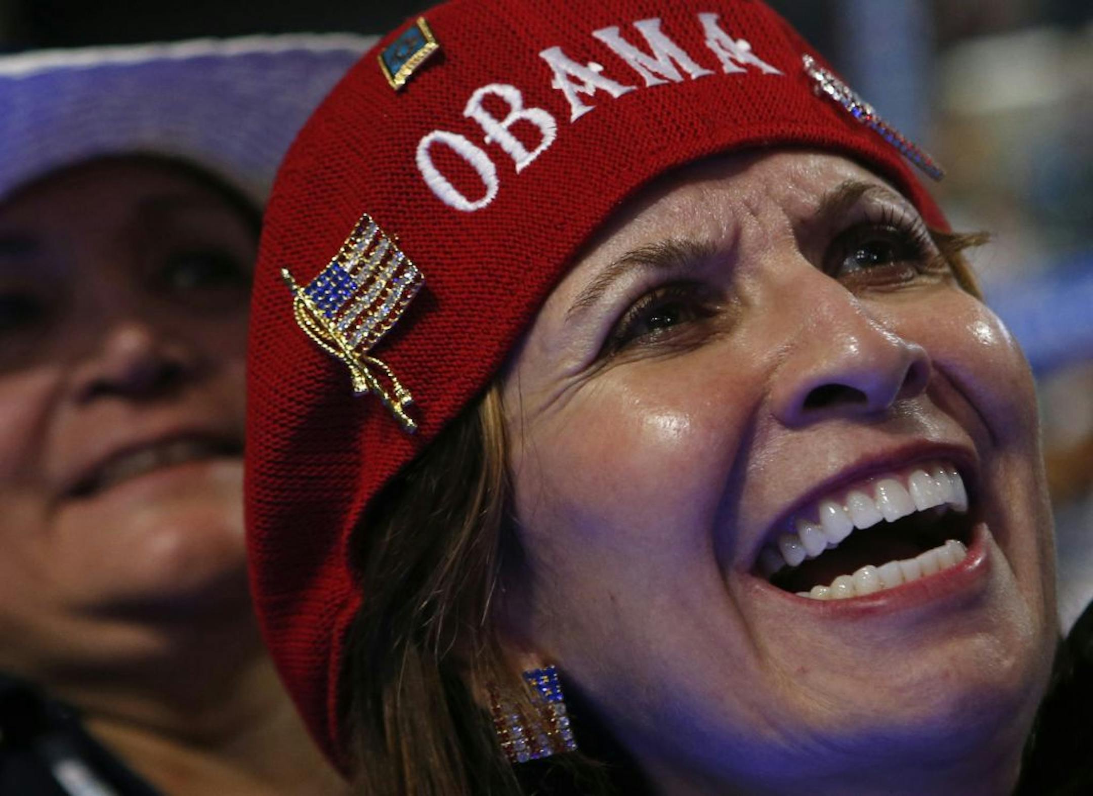 New Mexico delegate Priscilla Chavez was among those cheering as the convention sought to energize the party.