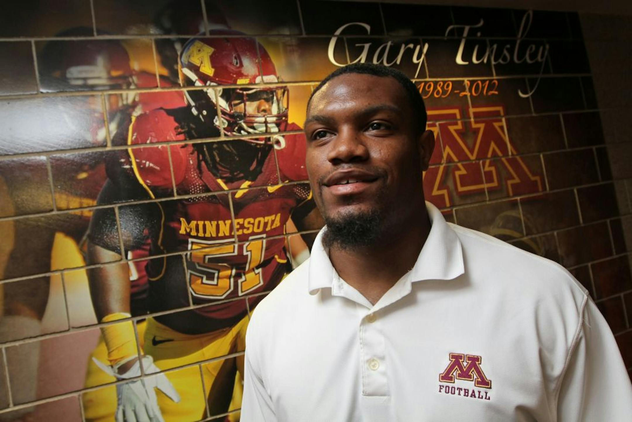 Gophers linebacker Keanon Cooper is reminded of the late Gary Tinsley — friend, roommate, teammate — each time he passes a mural of him.