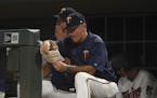 Twins manager Paul Molitor pondered his lineup during a game this month. Managers and other team personnel are loaded with statistical information.