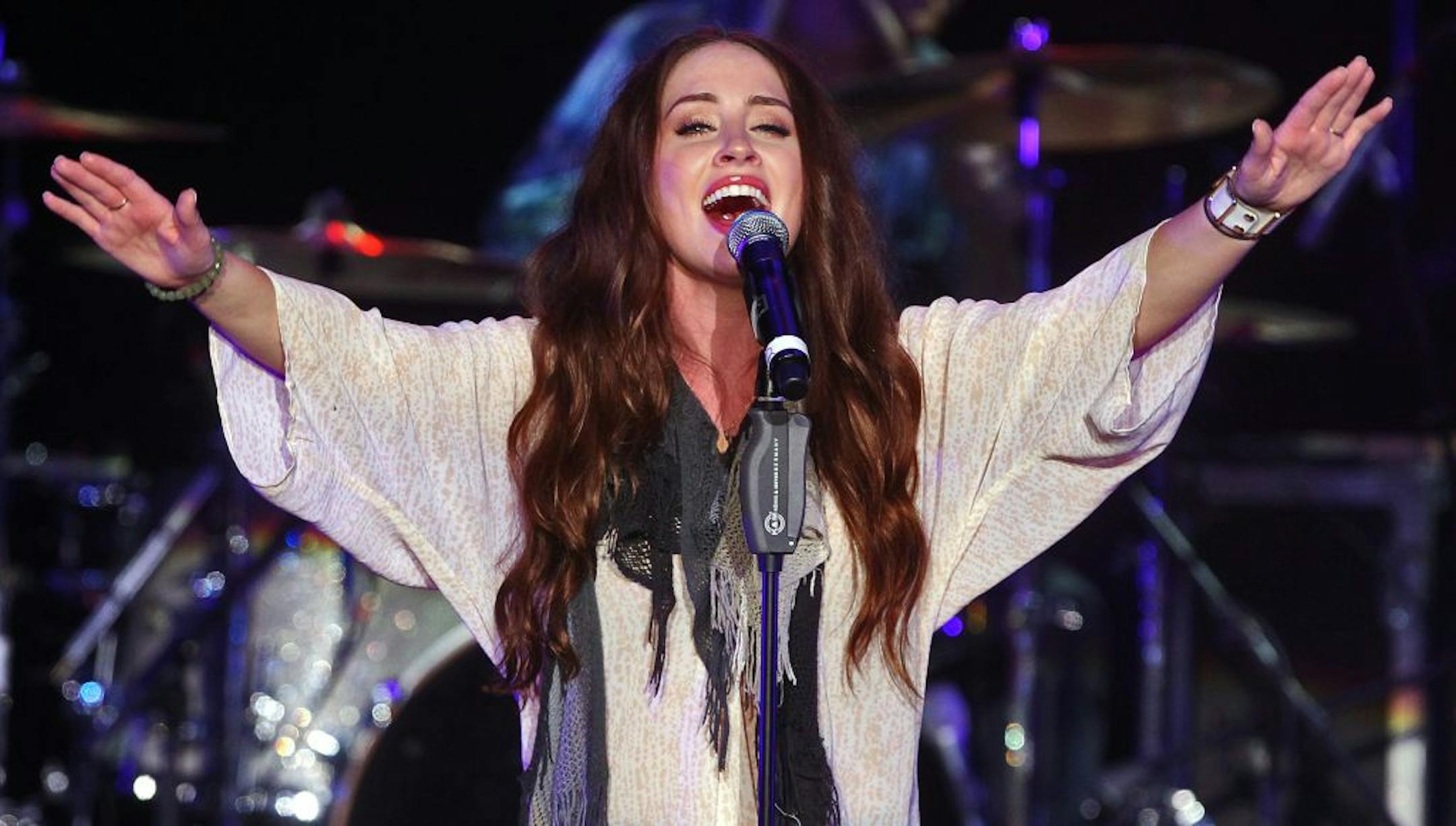 Edens Edge with lead singer Hannah Blaylock.