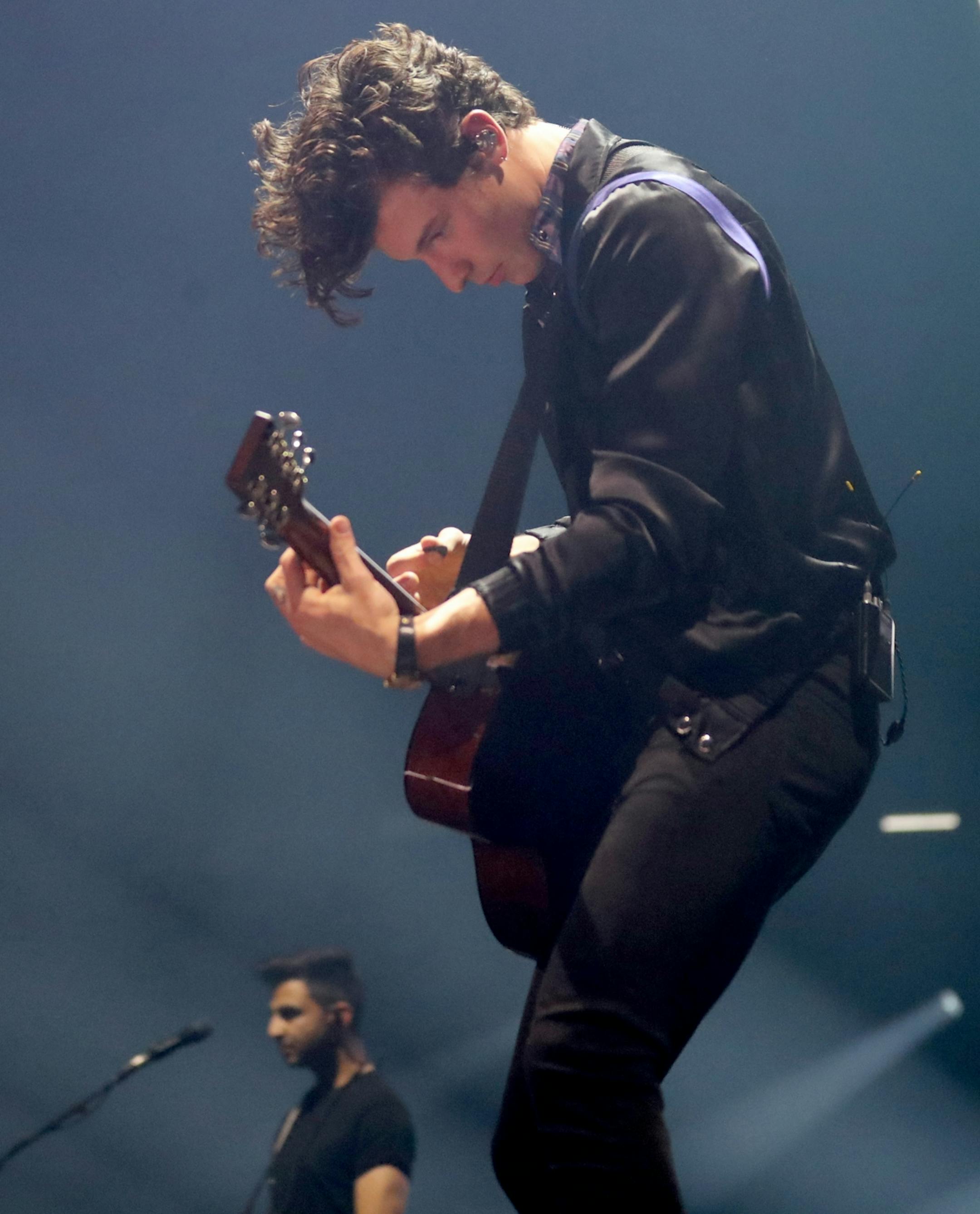 Shawn Mendes performs Friday, June 21, 2019, at the Xcel Energy Center in St. Paul, MN.