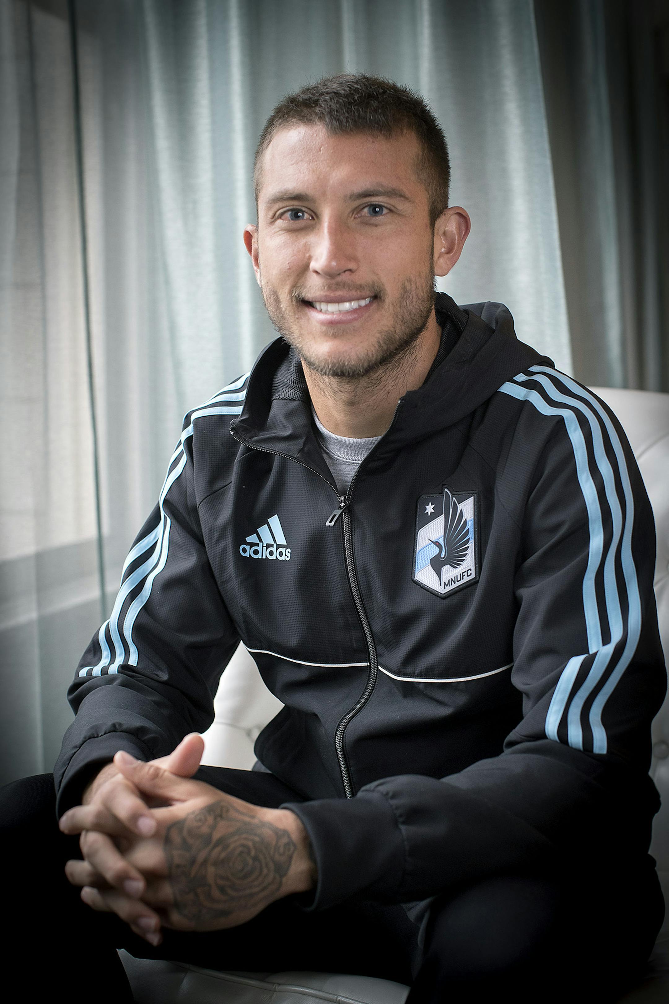 Minnesota United FC Francisco Calvo photographed February 8, 2017 in Portland, OR. ] ELIZABETH FLORES • liz.flores@startribune.com ORG XMIT: MIN1702170905340048