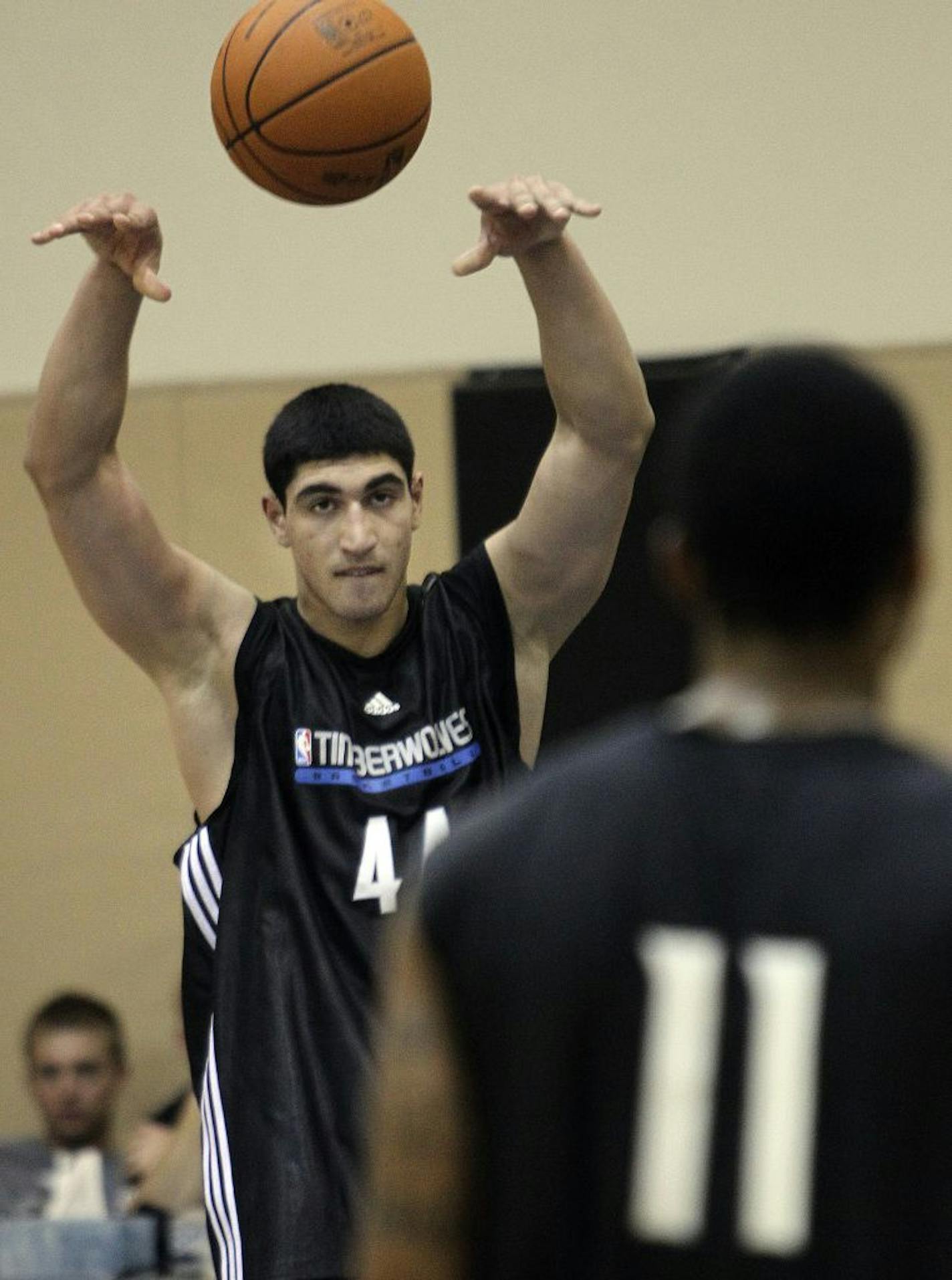 Turkish center Enes Kanter, who came to town to work out before the draft, was a mystery to many teams. But not the Wolves.