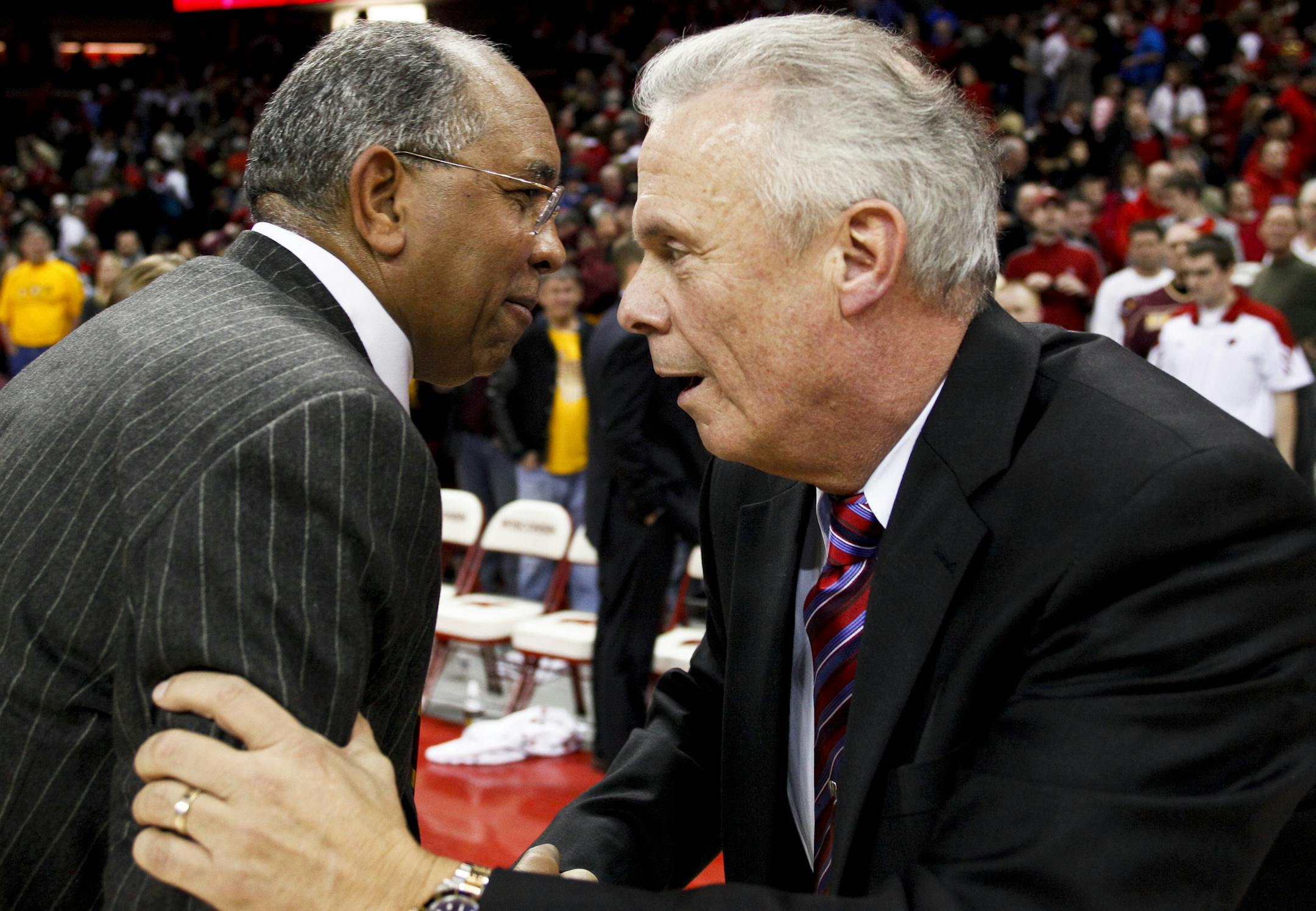 Ex-Gophers coach Tubby Smith held his own against Wisconsin and coach Bo Ryan, who is retiring next year. Ryan is 20-6 against the Gophers, but Smith has the most victories against him — winning four times in 10 meetings.