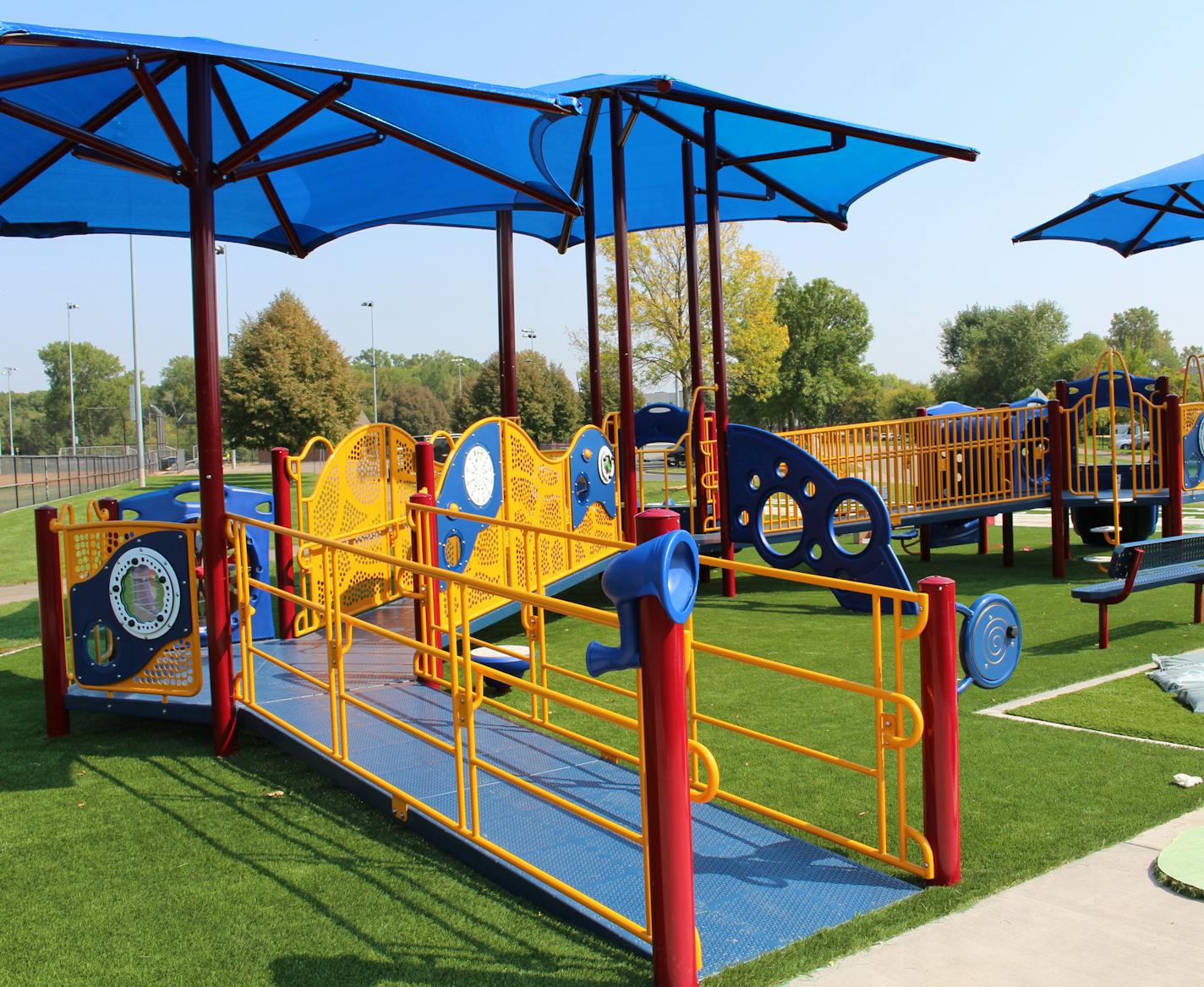 Golden Valley's first all-inclusive playground area, at Schaper Park.