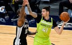 The Timberwolves' Juancho Hernangomez missed 20 days while battling COVID-19. Hernangomez played nine minutes and scored five points in his first game