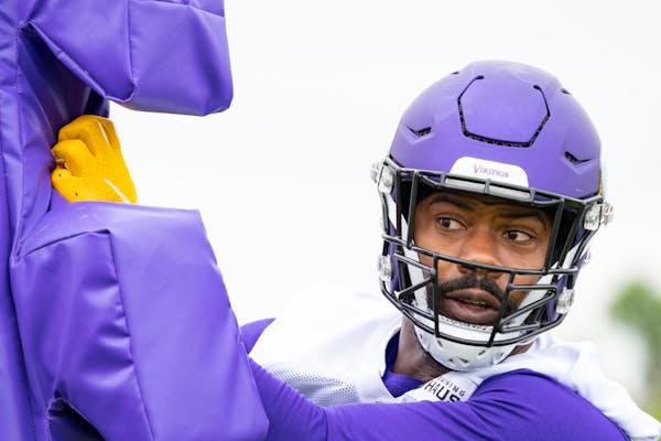 Edge rusher Za’Darius Smith was the Vikings’ top free agent signing in the offseason.