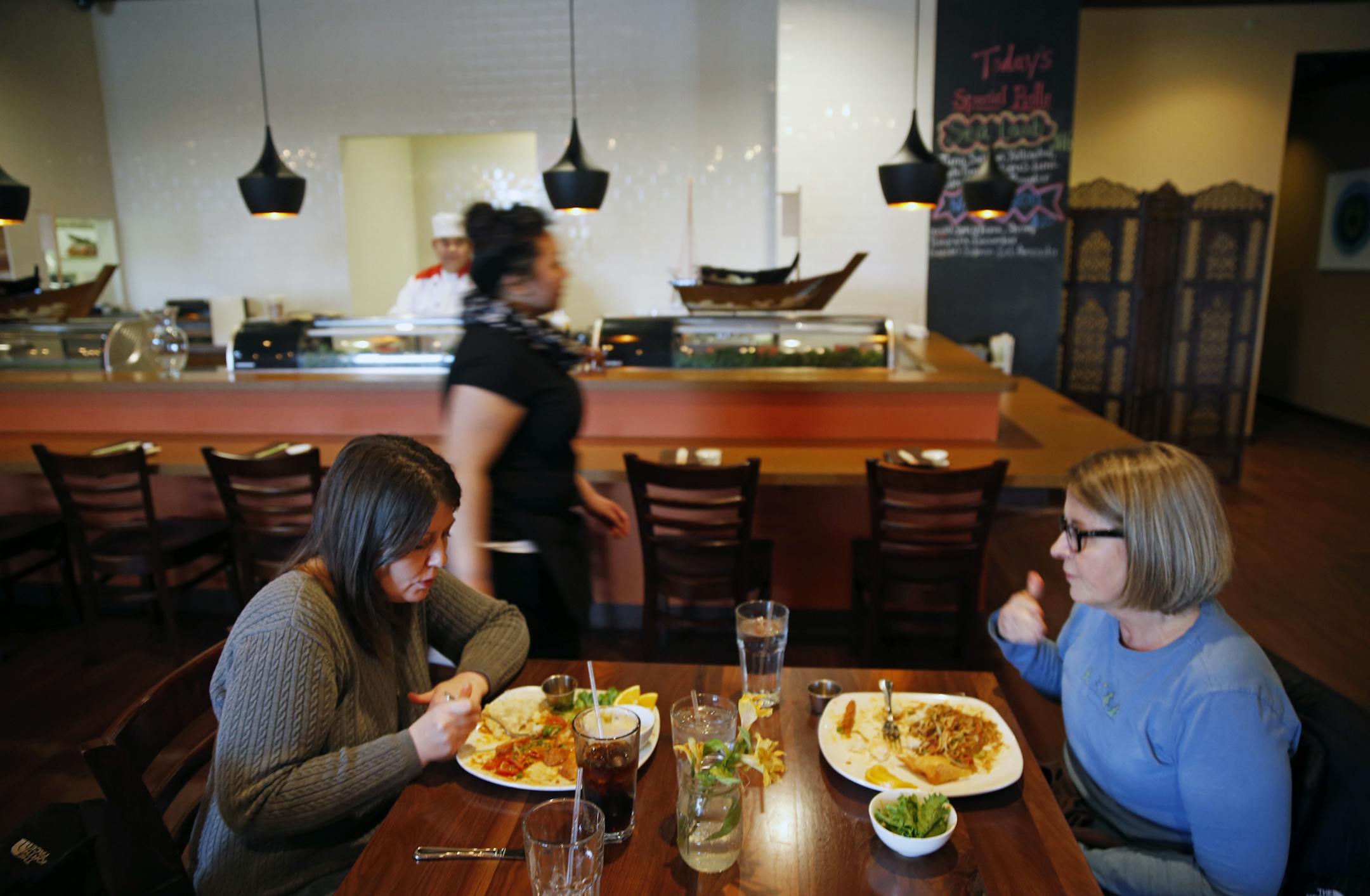 The Brooklyn Park Thai restaurant Lemon Grass was recently remodeled by owner Ann Ahmed to give it a more urban vibe and to add a sushi bar.