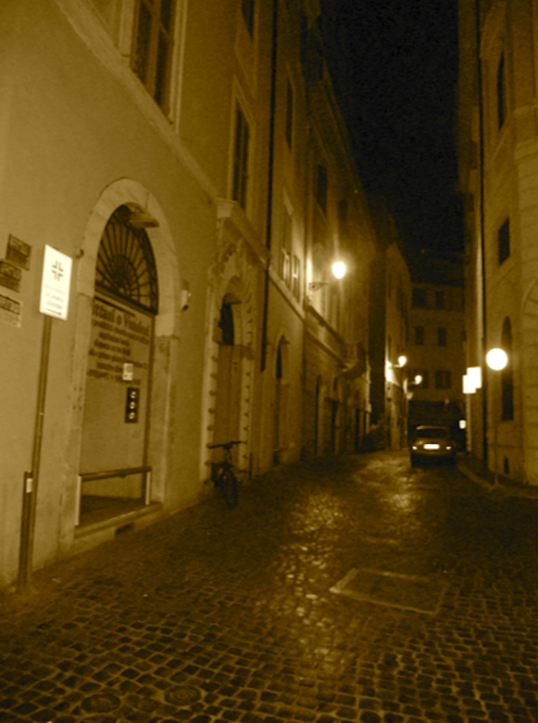 In Rome, even just random back alleys are beautiful.