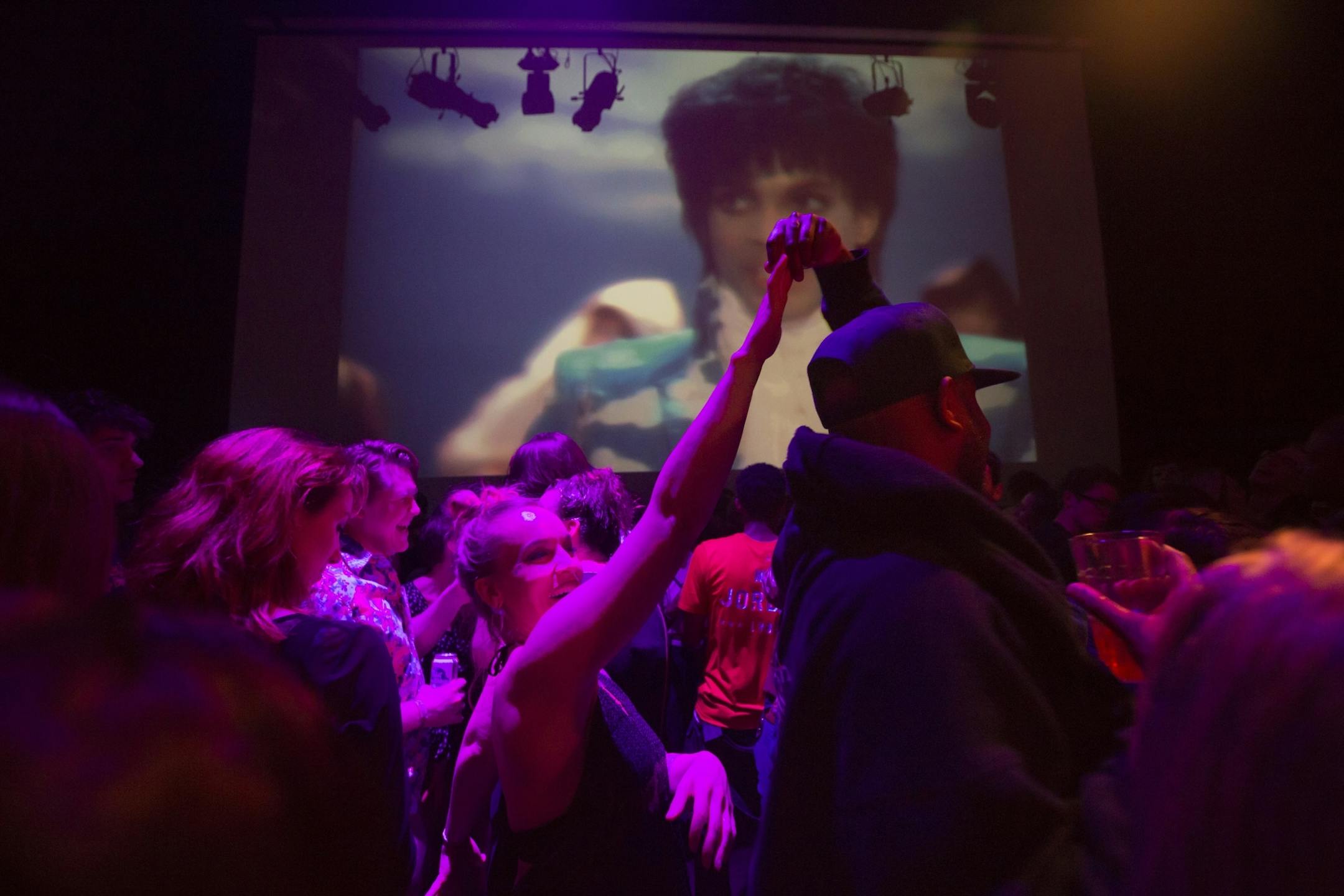 A huge crowd came out for a Prince all night dance party at First Avenue on Thursday night, April 21, 2016.