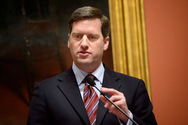 Rep. Kurt Daudt received applause and congratulations after being elected House Speaker.