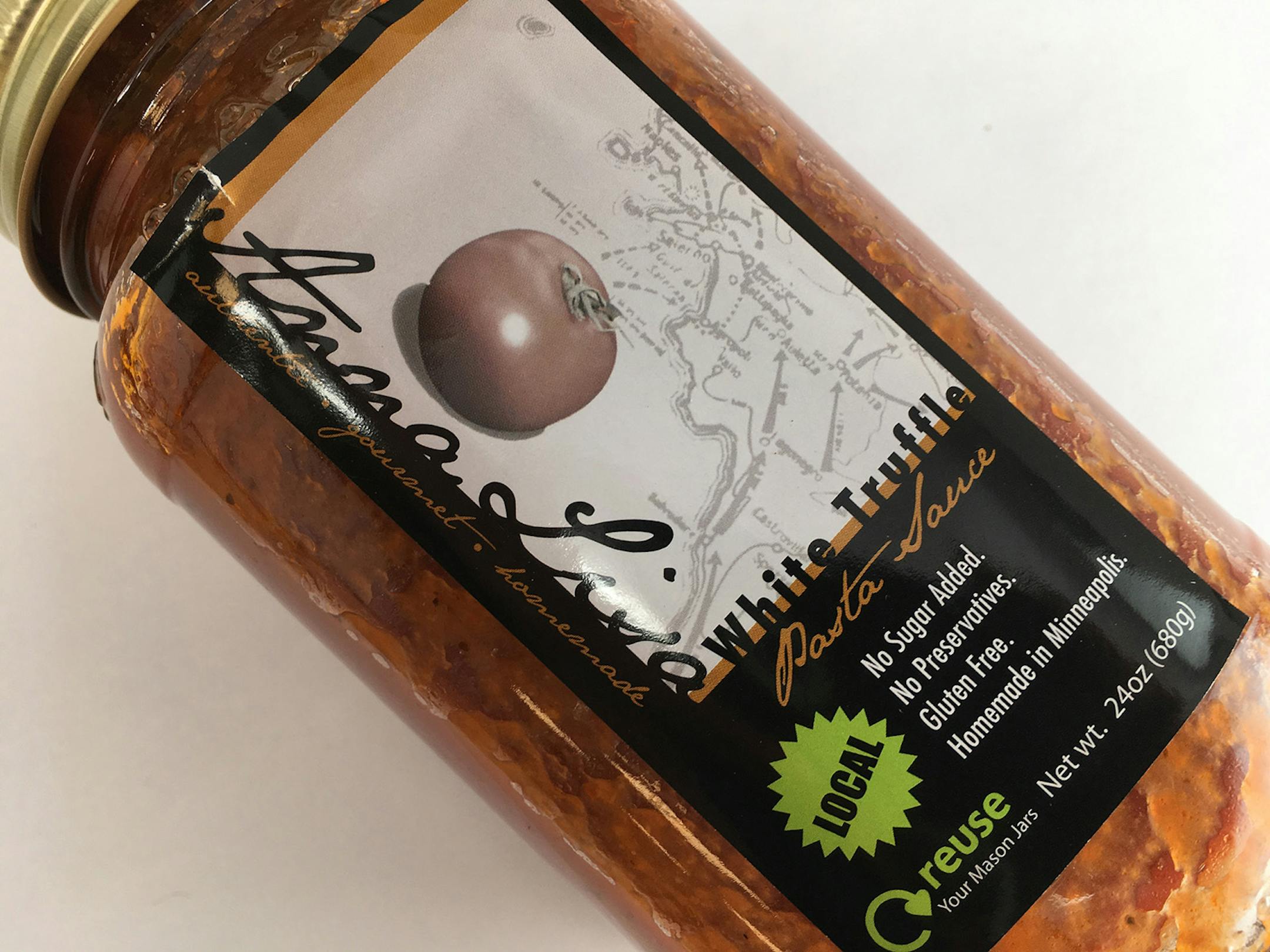 Lisa O’Connell, founder of Sauce Anna Lisa, has found success bottling her grandmother’s pasta sauce recipe. It comes in four flavors, including truffle.